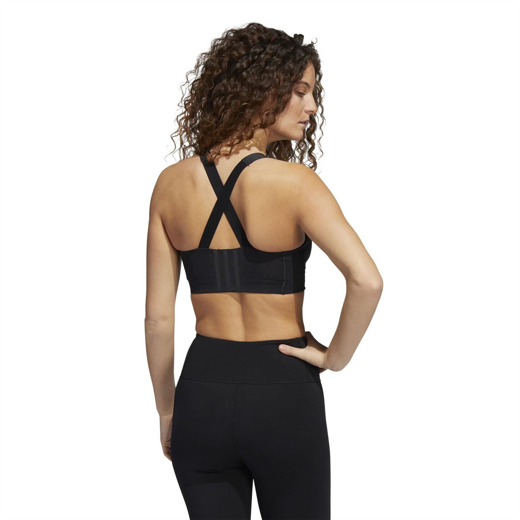adidas Impact Luxe Training High Support Zip Bra