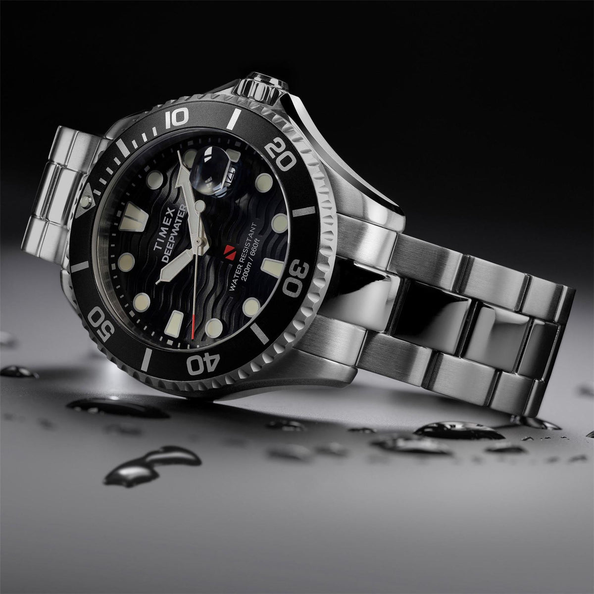 Timex Deepwater Water Resistant Analogue Quartz Watch