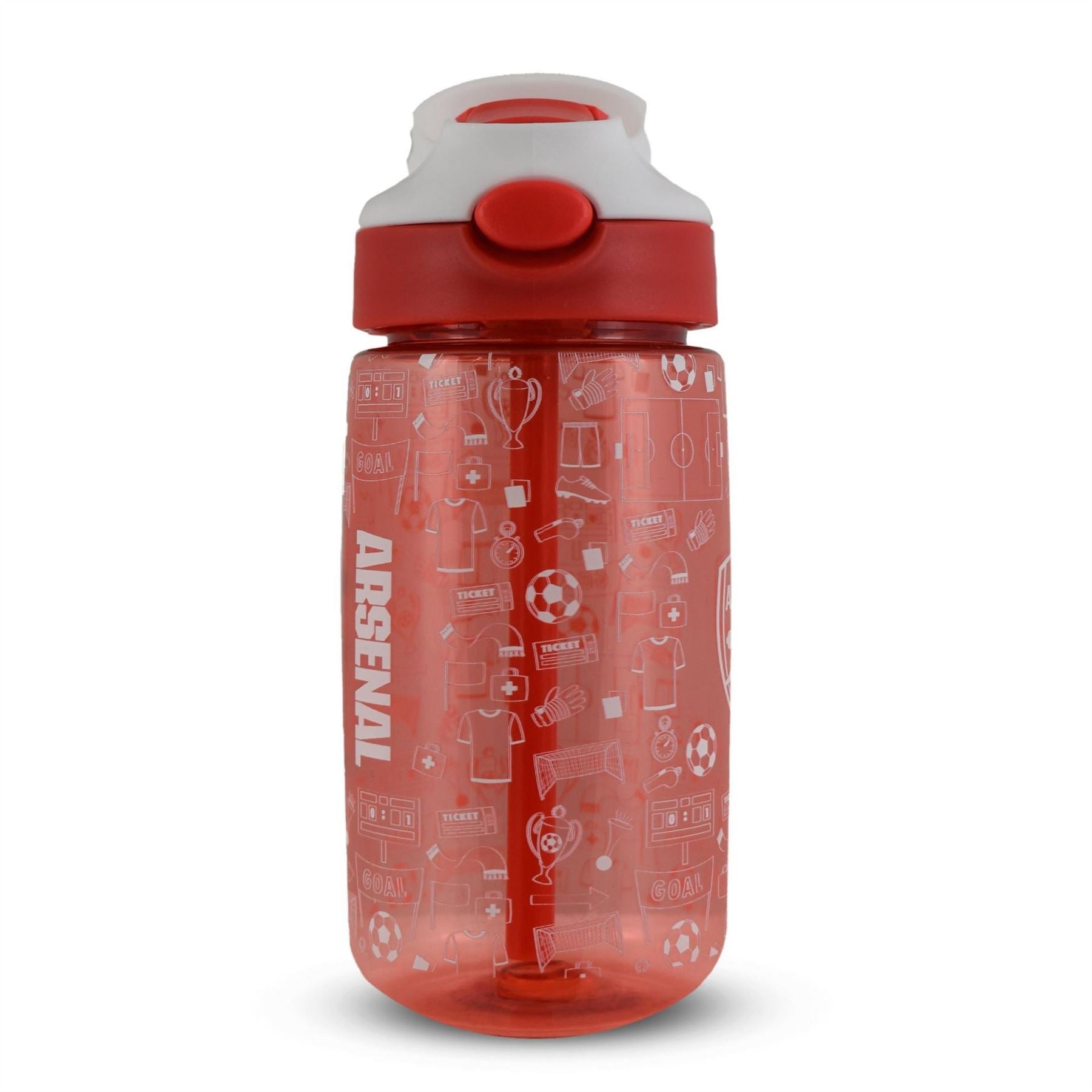 Team 480ml Plastic Football Water Bottle