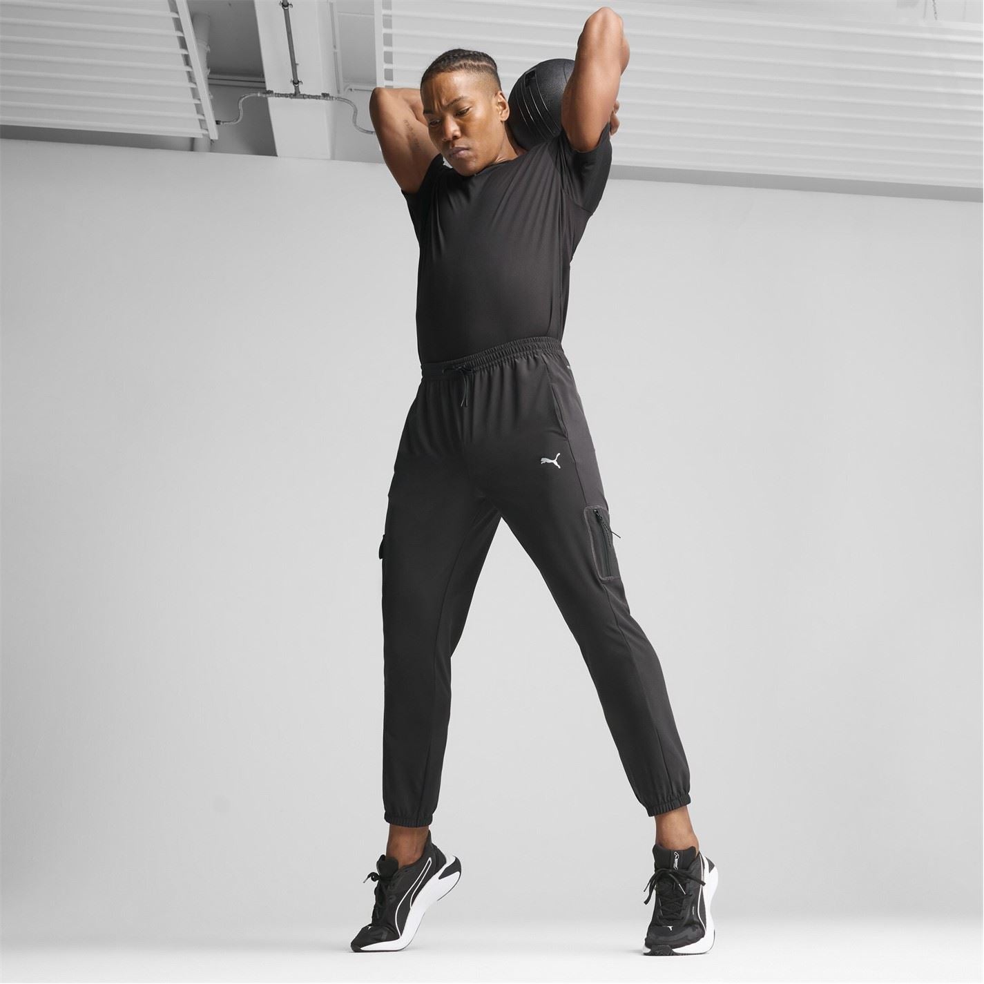 Puma Mens Flex Woven Tracksuit Bottoms