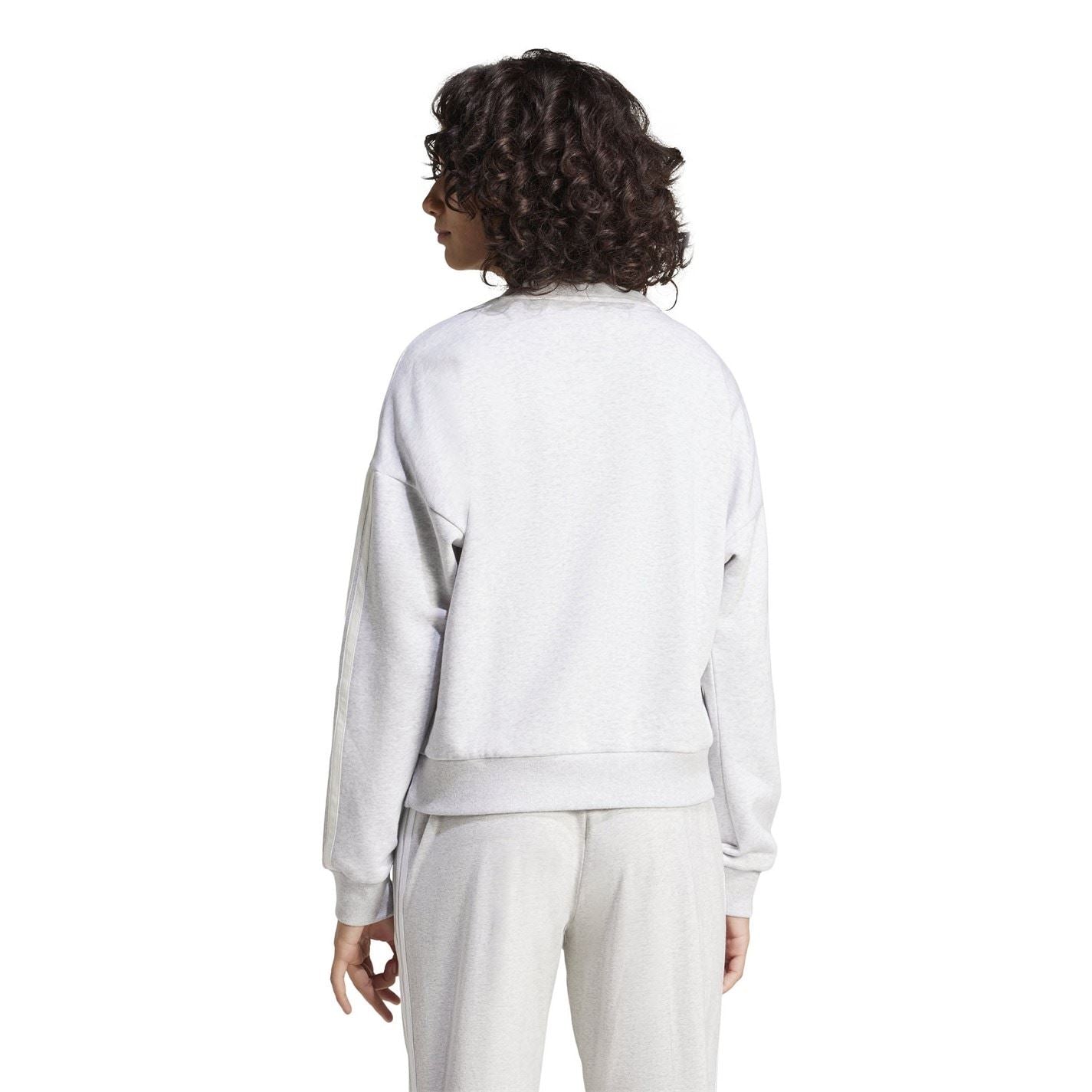 adidas Womens Studio Lounge 3 Stripes Sweatshirt
