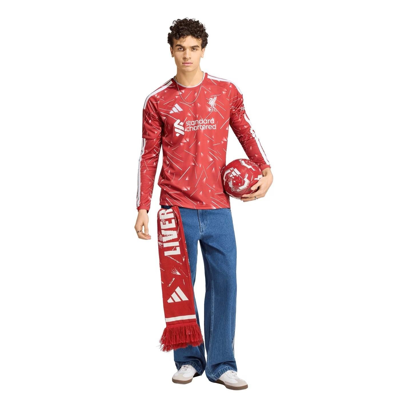adidas Mens 2026 2027 Home Long Sleeved Shirt