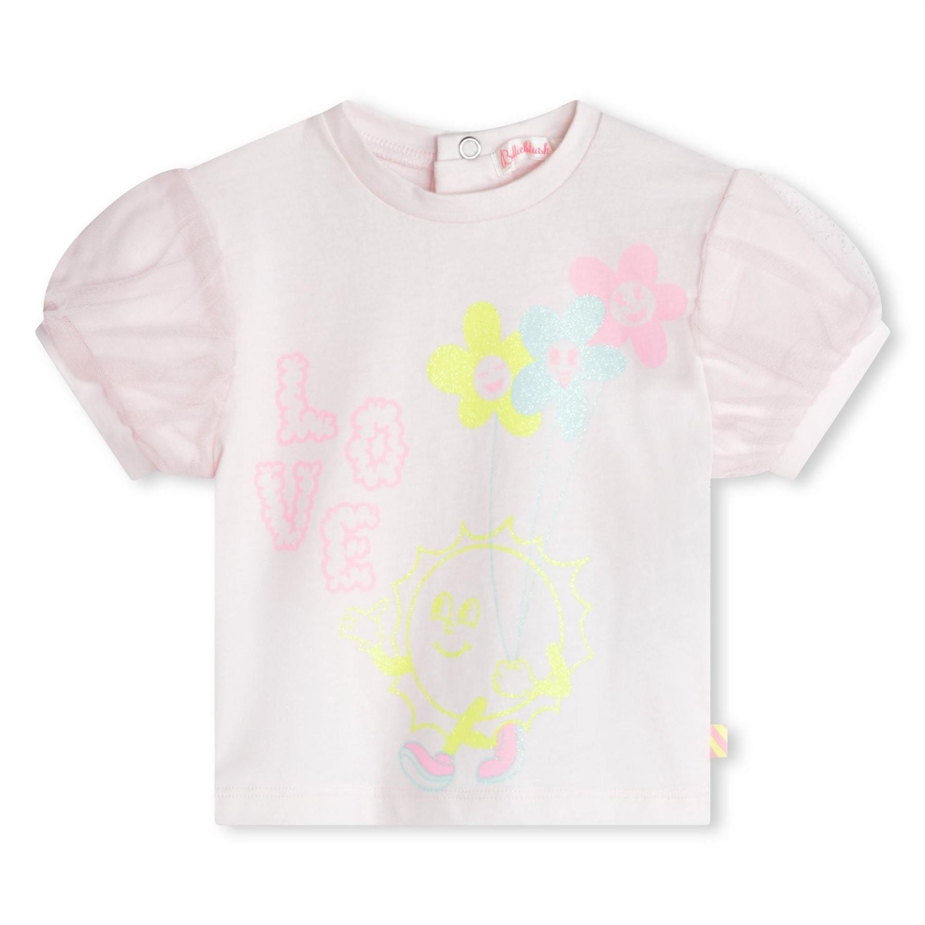 Billieblush Regular Fit Crew Neck Short Sleeve T-Shirt