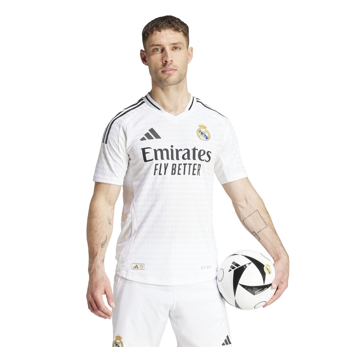 adidas Real Madrid Authentic Home Shirt 2024 2025 Adults