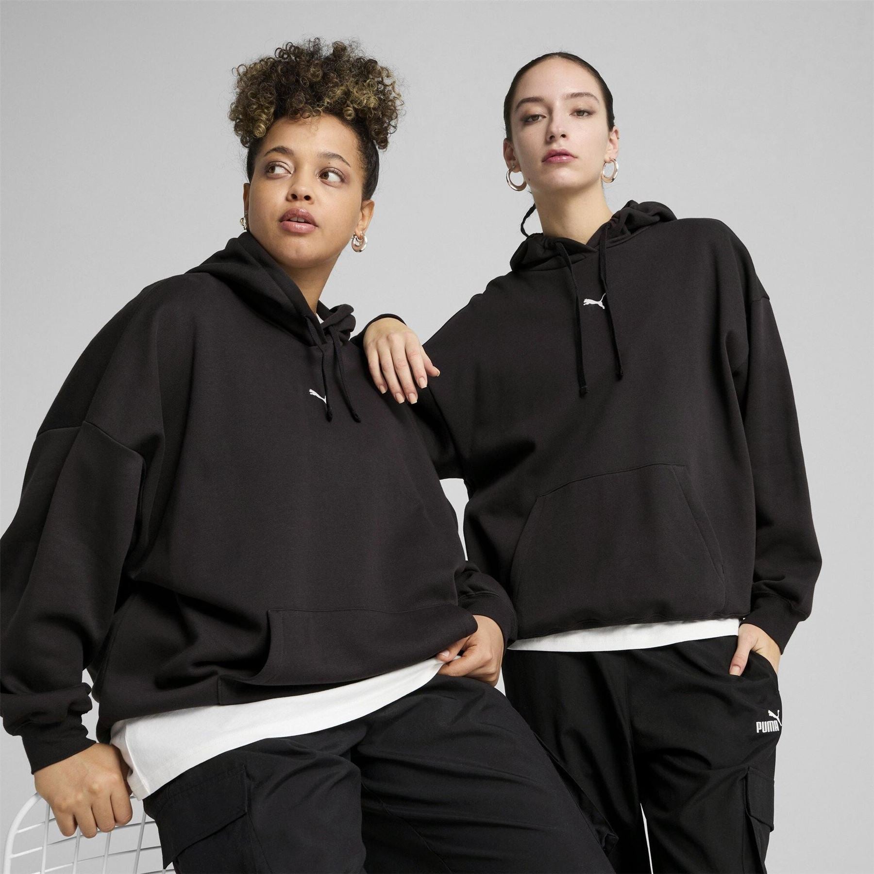 Puma Womens Essentials Oversized Hoodie