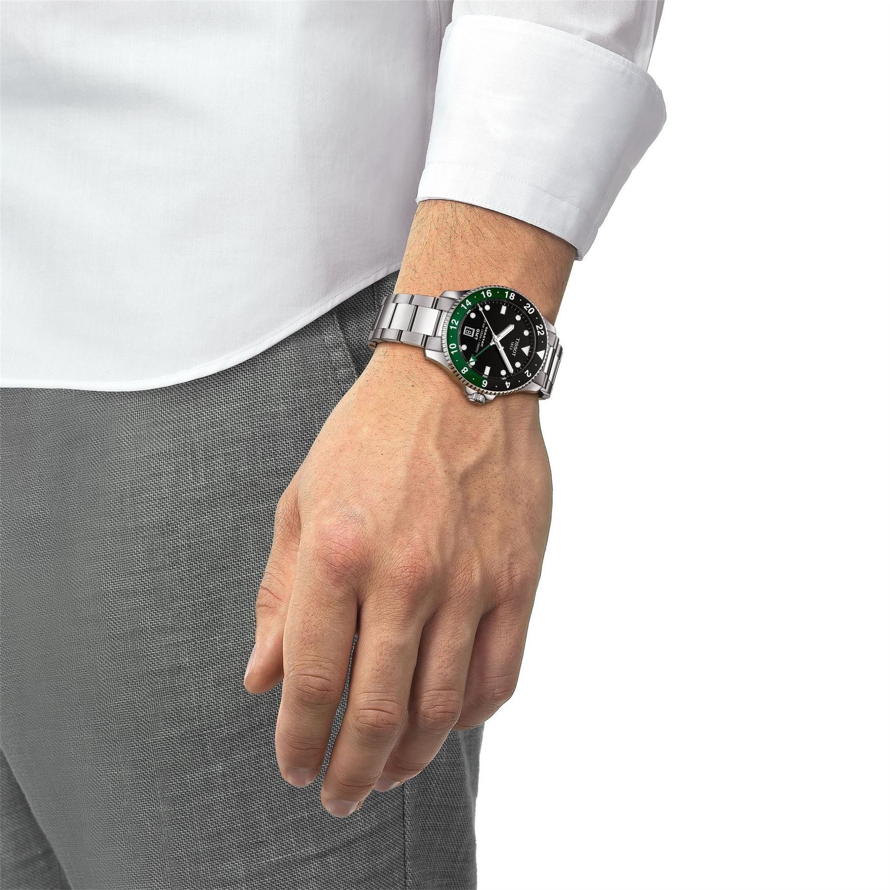 Tissot Seastar Gmt Quartz Analogue Watch