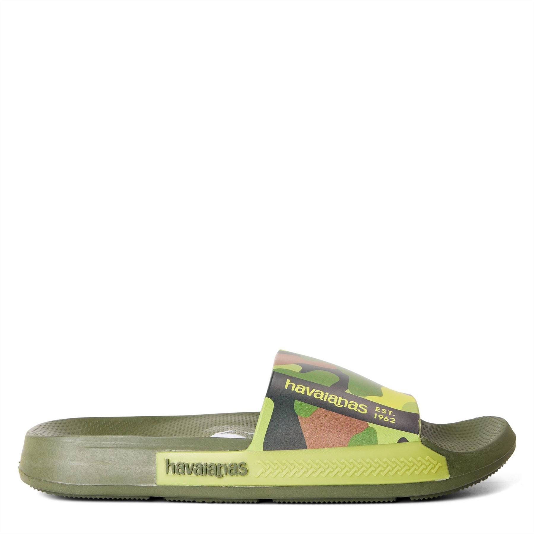 Havaianas Womens Hav. Slide Print Green 35 36 Flip Flops