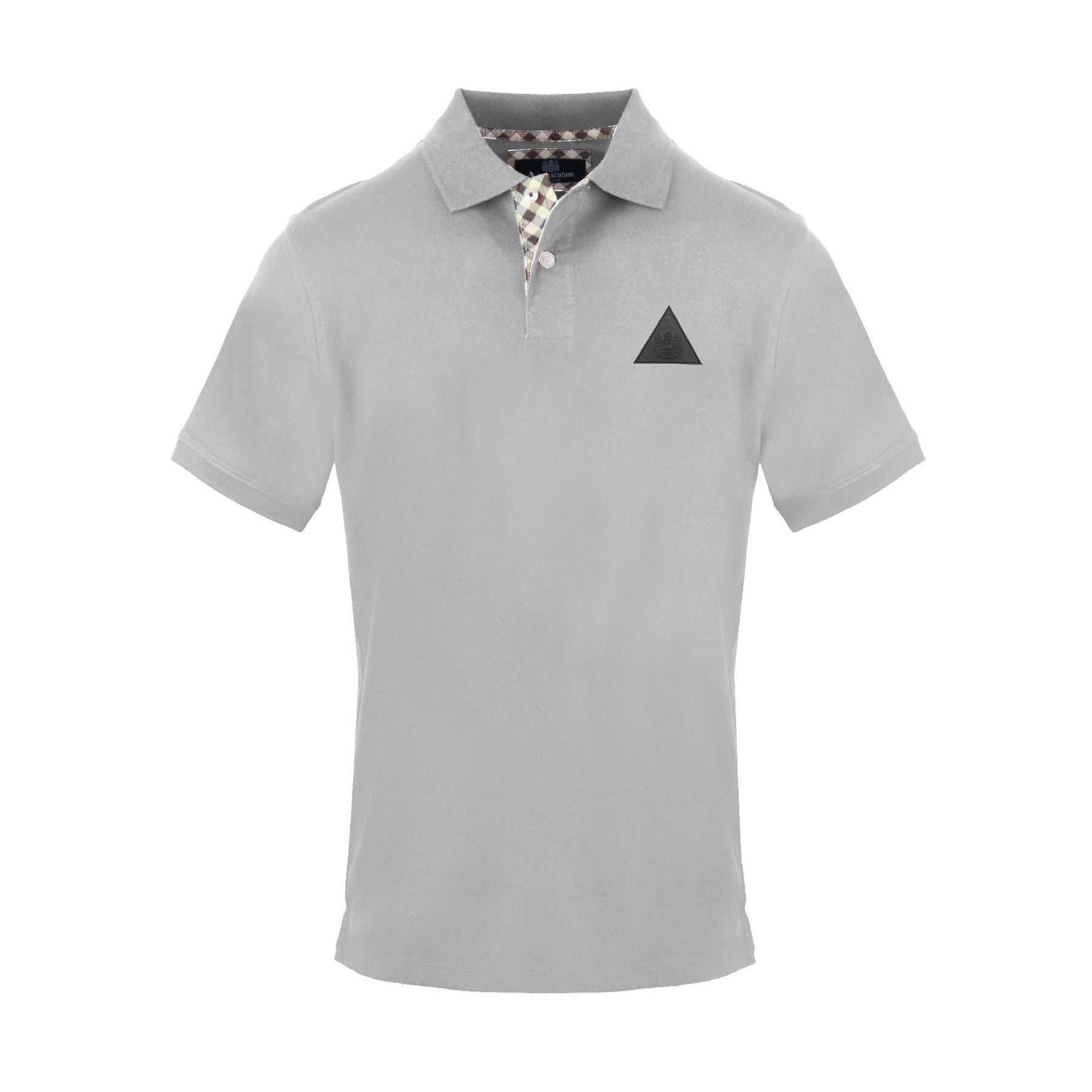 Aquascutum Collared Neck Short Sleeve Polo Shirt