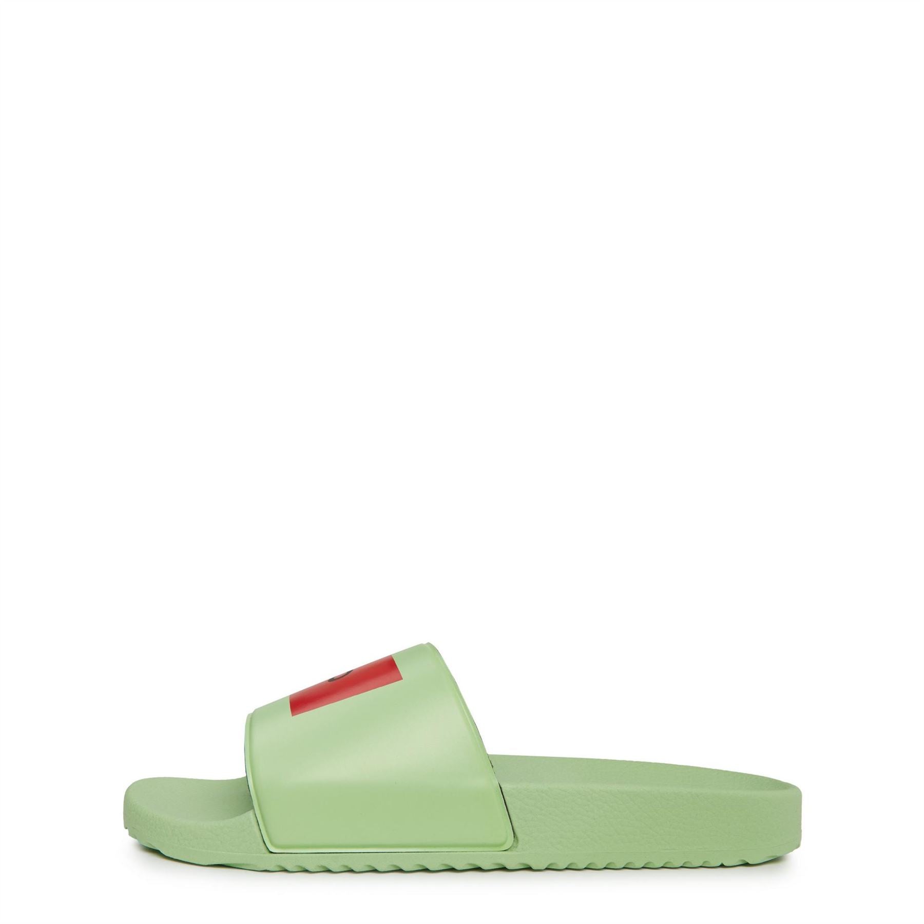 Hugo Logo Print Open Toe Slides