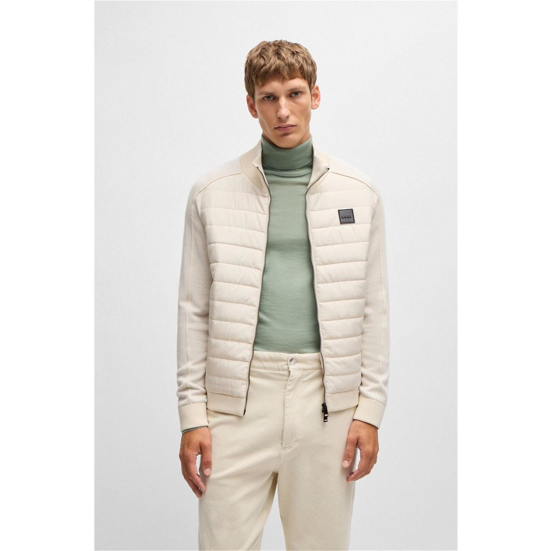 Boss Esfero Hybrid Mock Neck Jacket