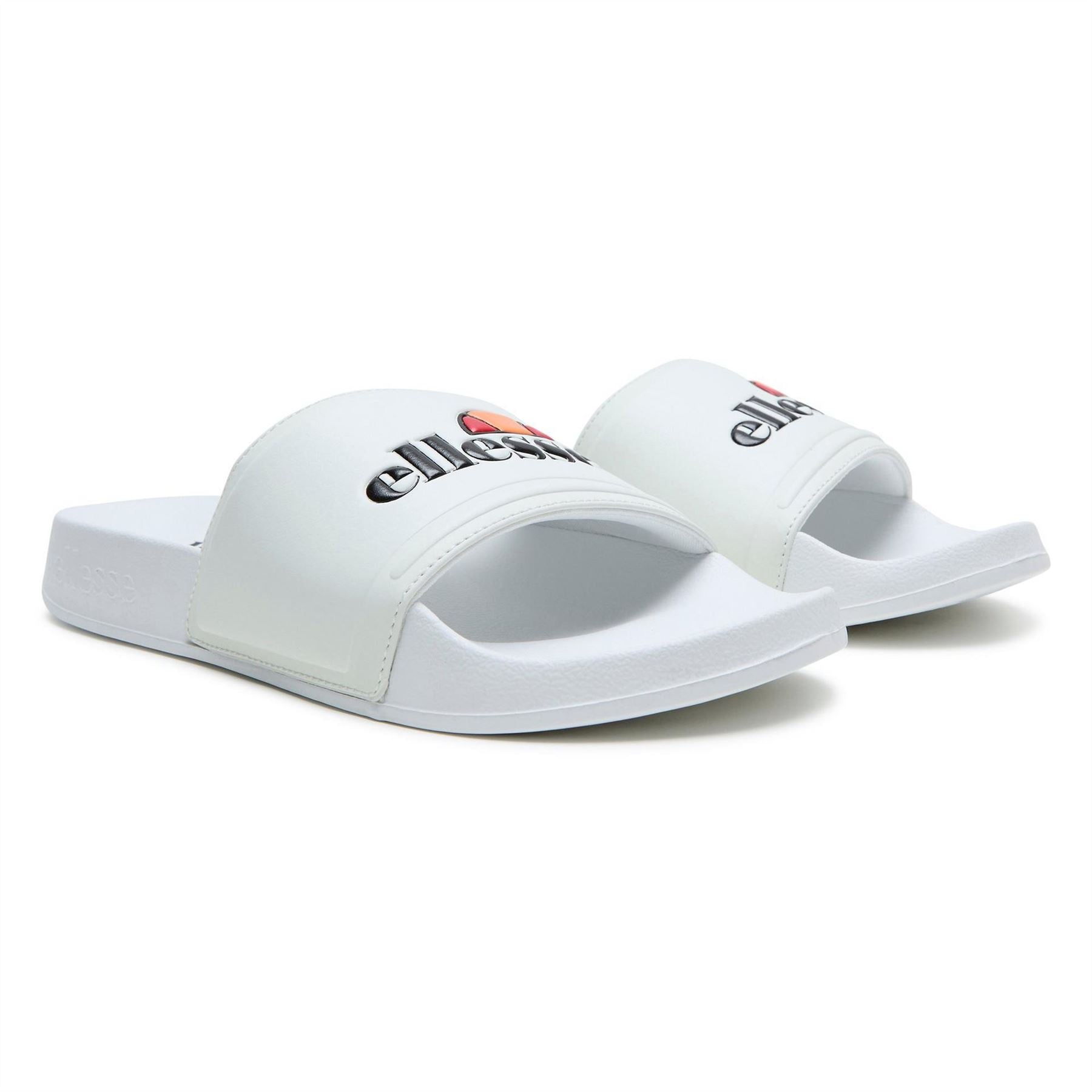 Ellesse Filipp Logo Print Open Toe Slides