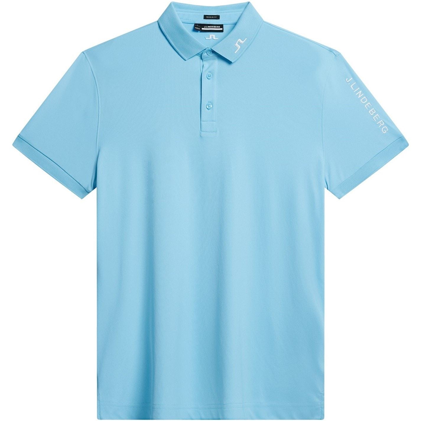 J Lindeberg Golf Junior Tour Tech Short Sleeve Performance Polo Shirt