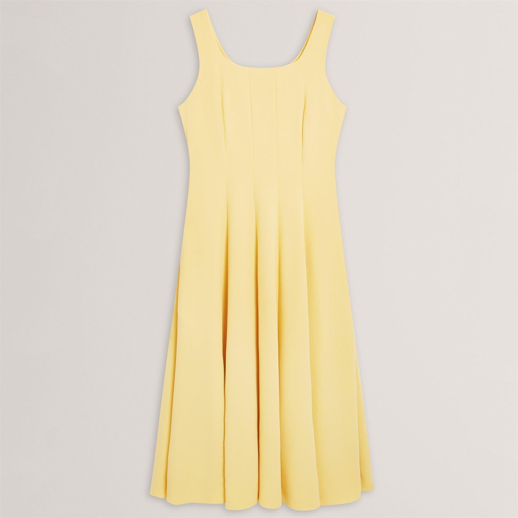 Ted Baker Baker Panelled Scoop Neck Sleeveless Midi Dress