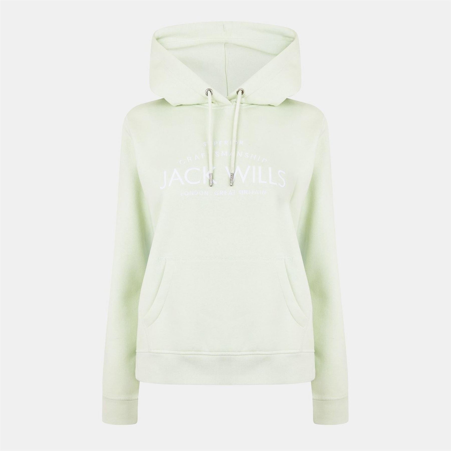 Jack Wills Hunston Graphic Logo Hoodie