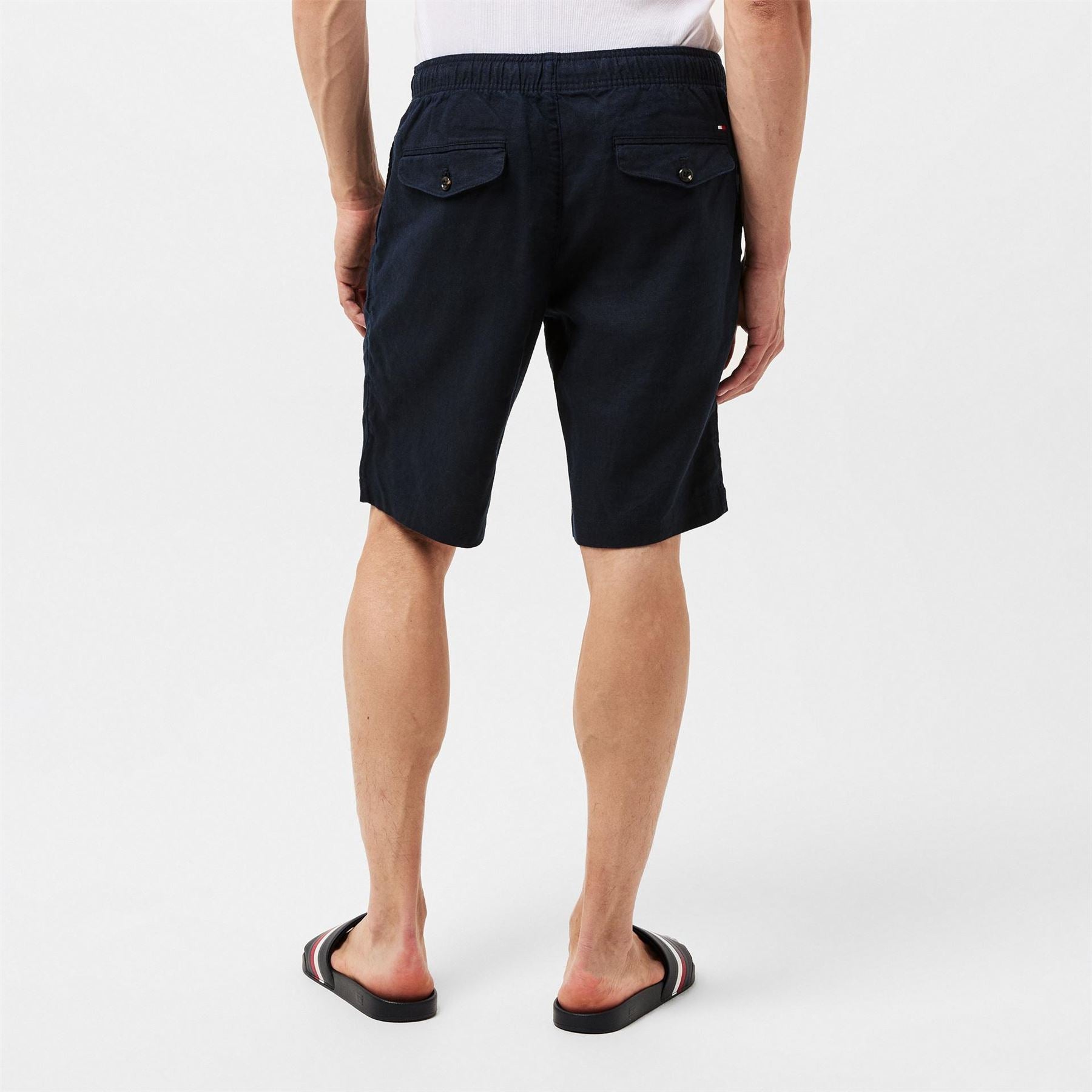 Tommy Hilfiger Harlem Linen Relaxed Fit Woven Tracksuit Shorts