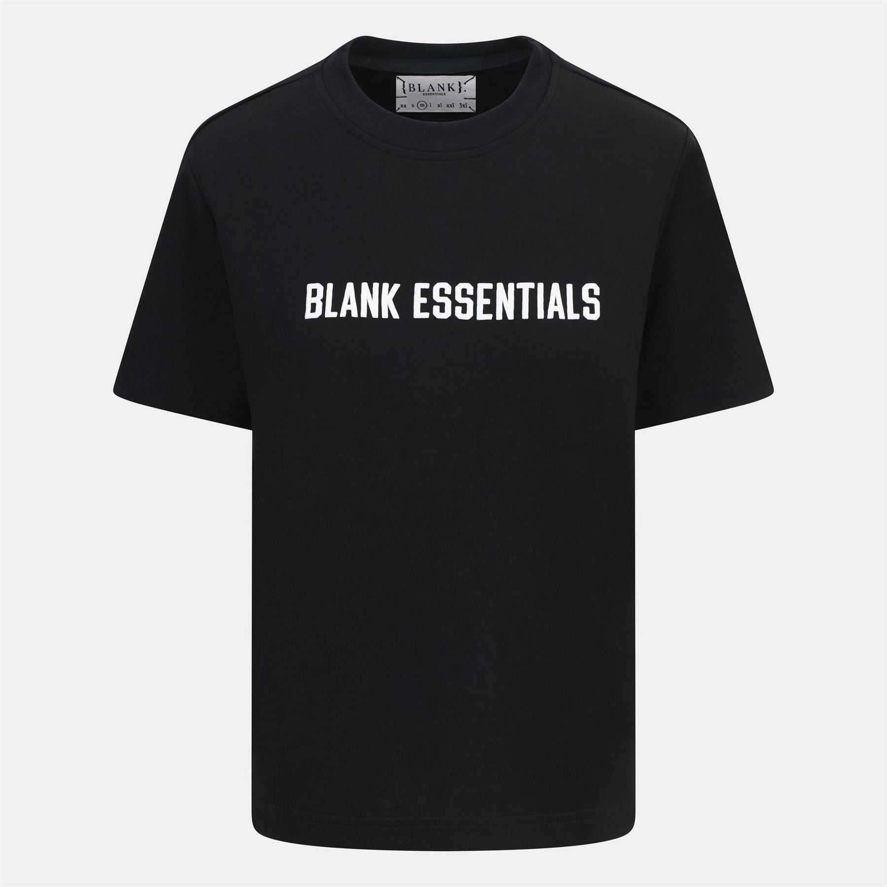 Blank Essentials College Lettering Crew Neck Short Sleeve Boyfriend T-Shirt