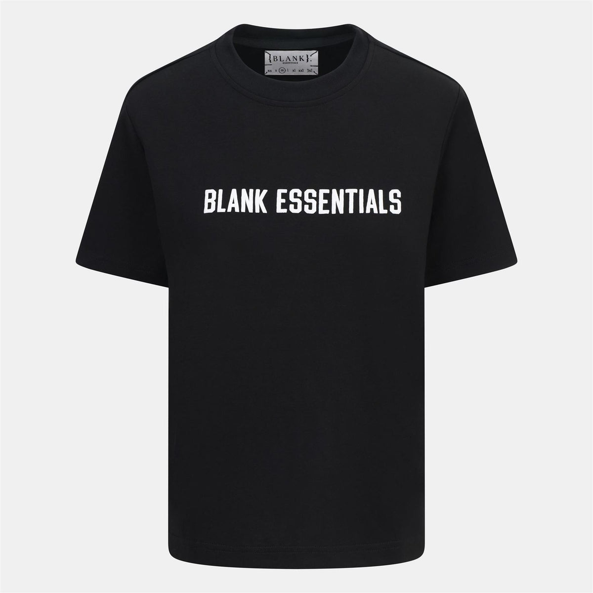 Blank Essentials College Lettering Crew Neck Short Sleeve Boyfriend T-Shirt