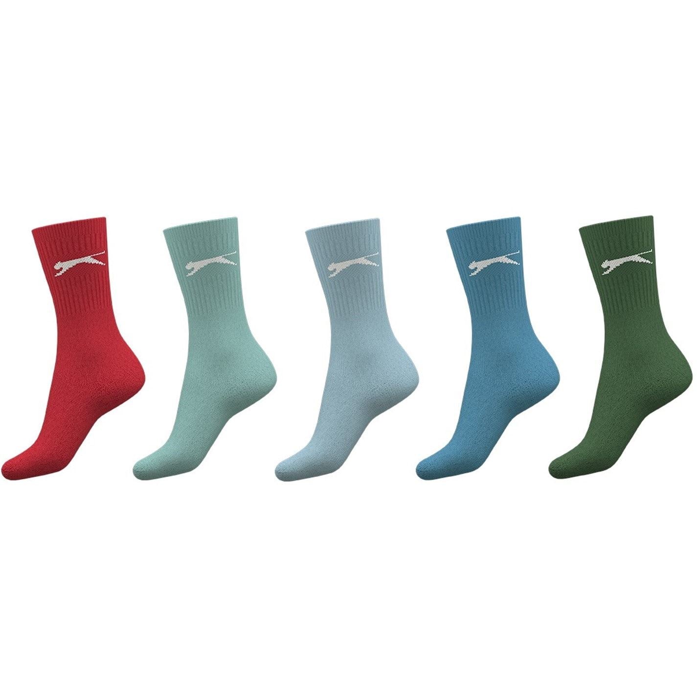 Slazenger 5 Pack Crew Socks Junior