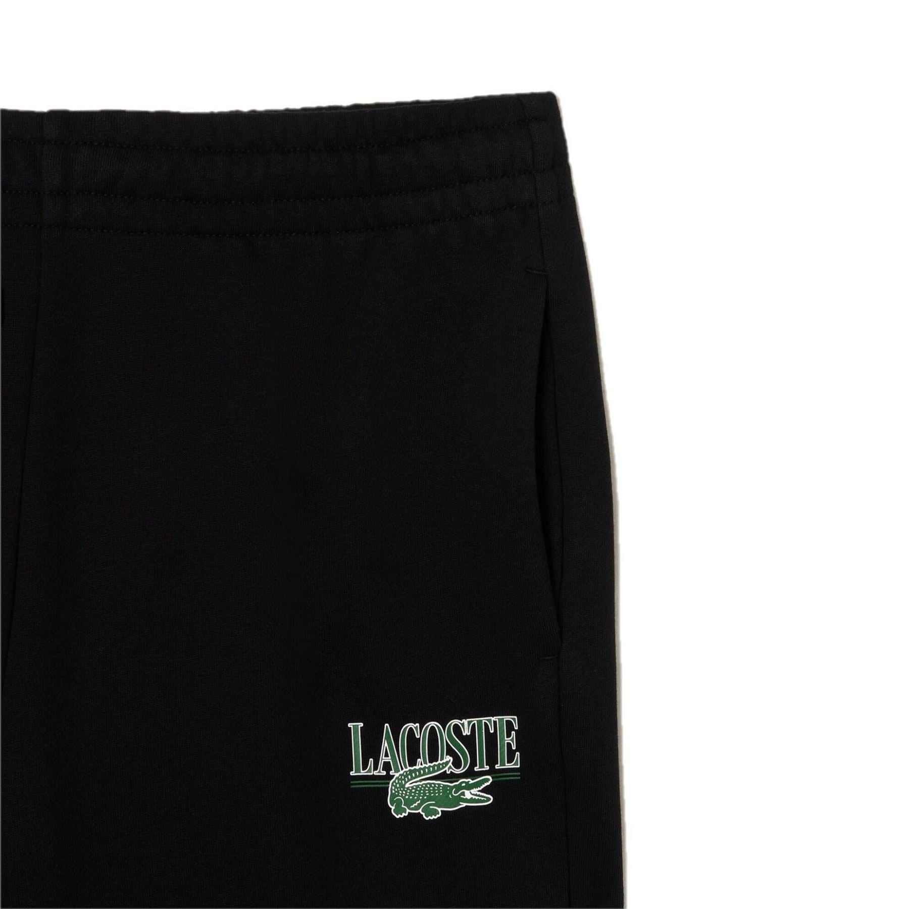 Lacoste XF1710 Solid Patterned Joggers with Logo