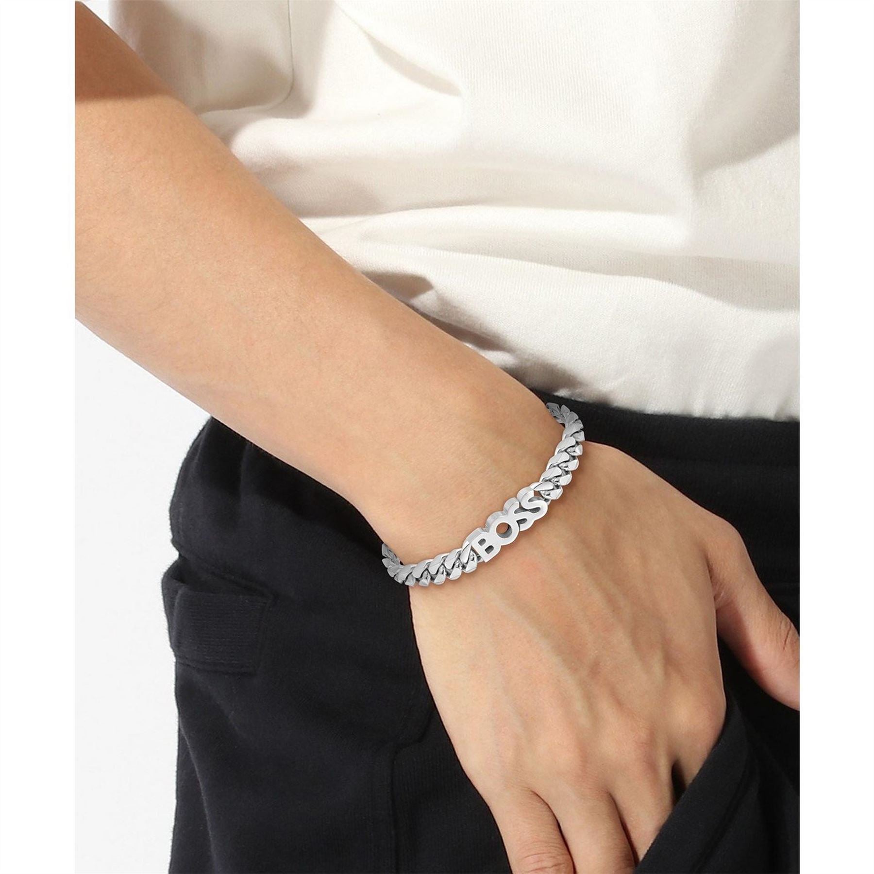 Boss Kassy Brace Bold Logo Bracelet