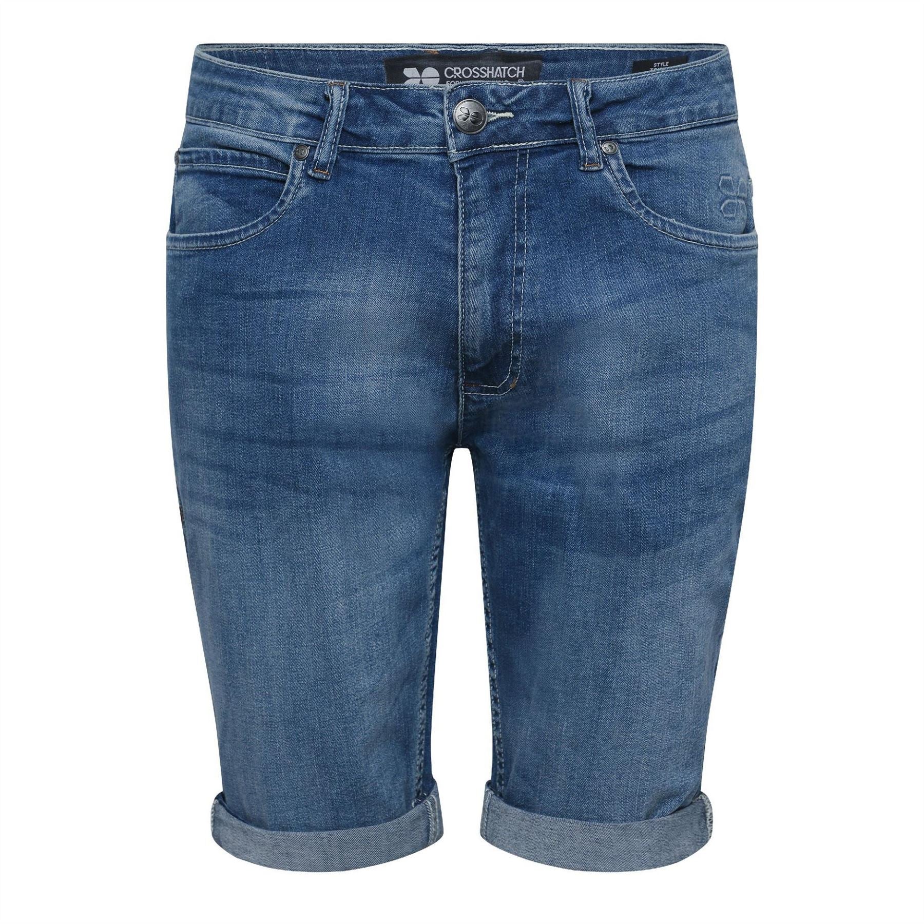 Crosshatch Tonwin Denim Shorts