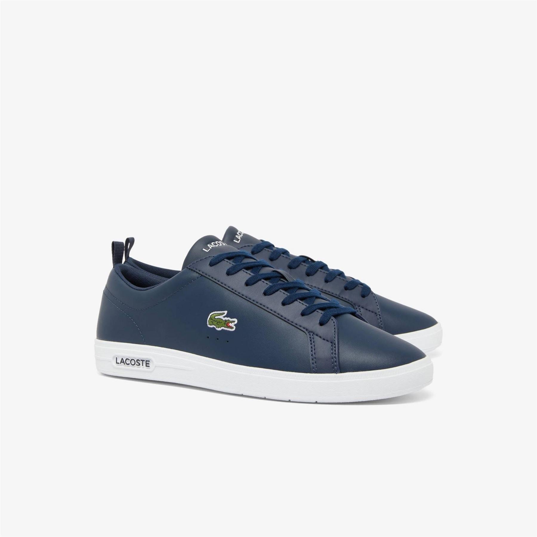 Lacoste Court Base Lace Up Low Top Trainers