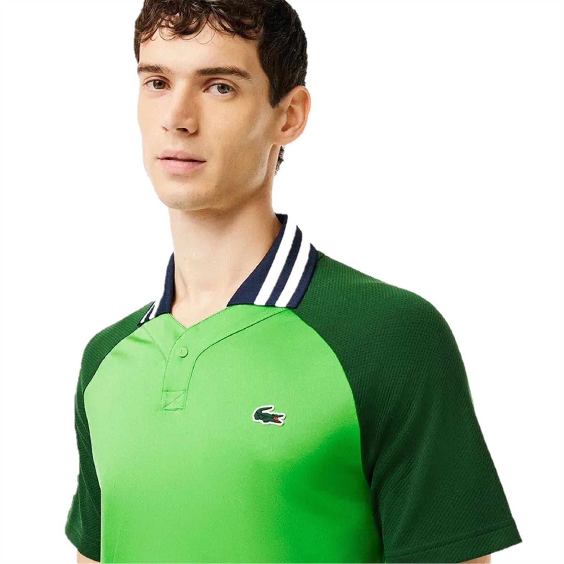 Lacoste Regular Fit Crocodile Print Polo Shirt