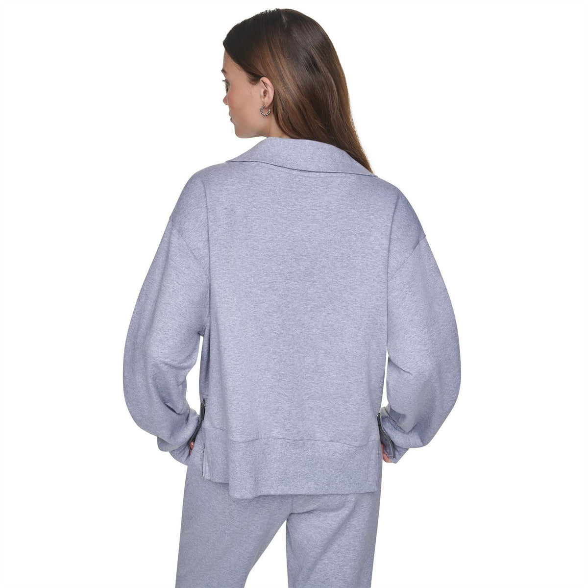 DKNY Quarter Zip Fleece Ld71
