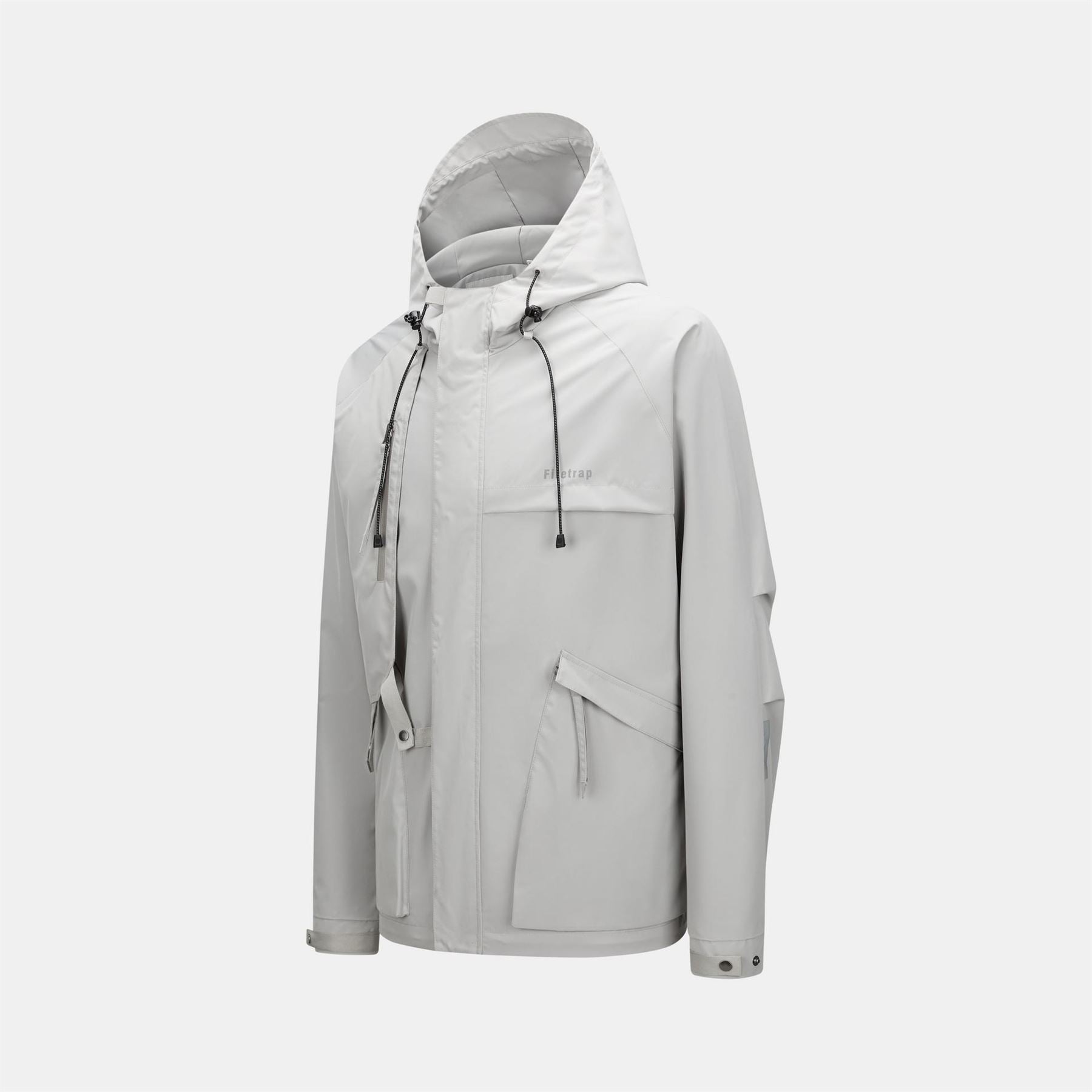 Firetrap Windproof Full Zip Hooded Rain Anorak