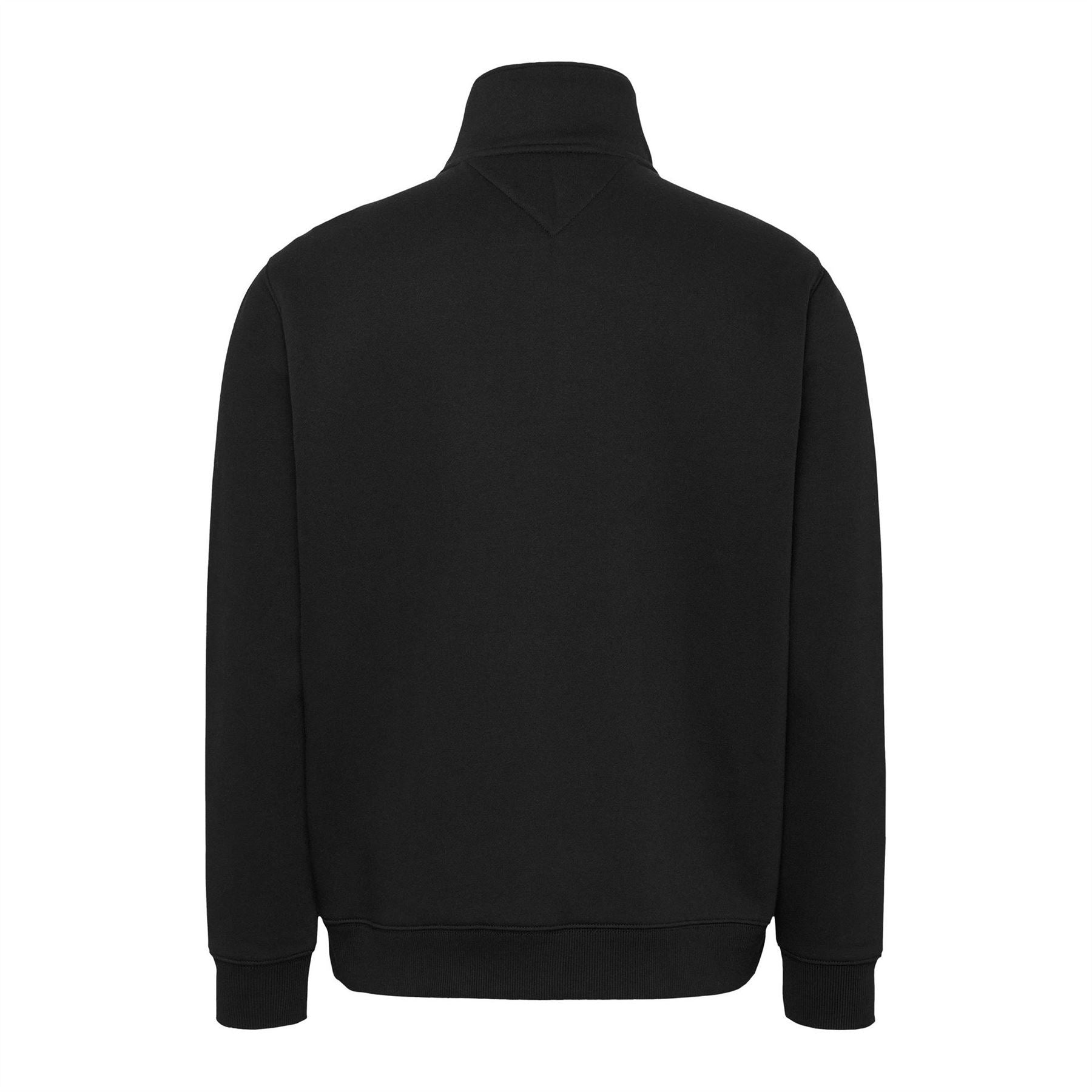 Tommy Jeans Flag Graphic Zip Neck Long Sleeve Sweatshirt