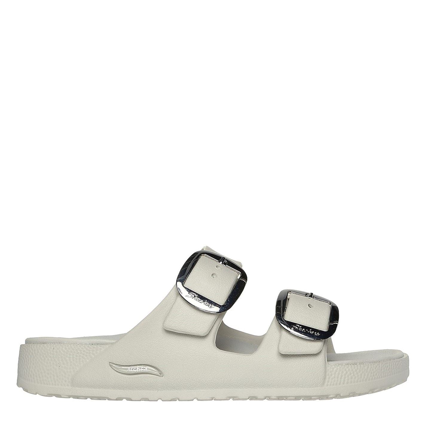 Skechers Molded Double Band Flat Slide Sandals