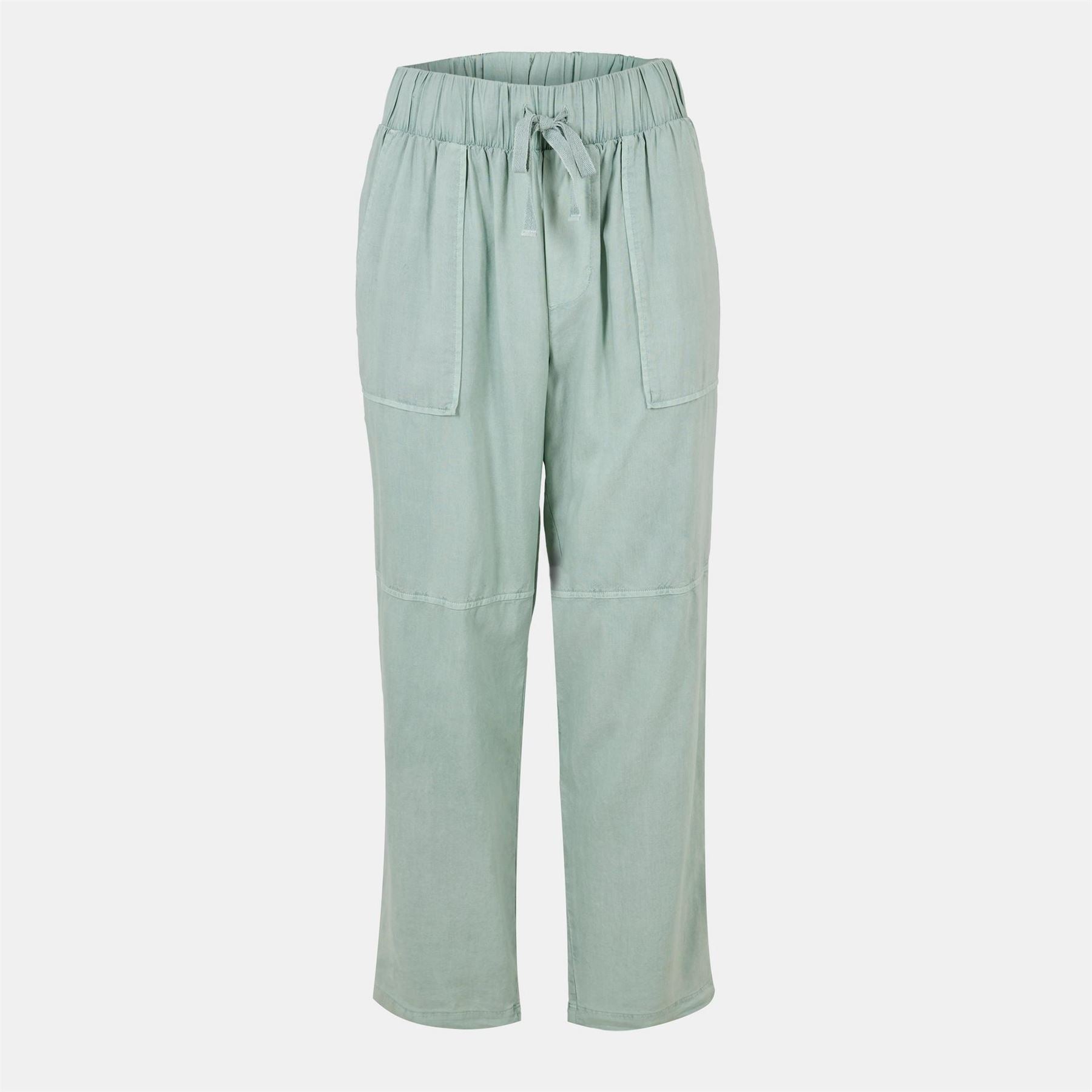 Bella Dahl Utility Solid Patterned Straight Cargo Trousers