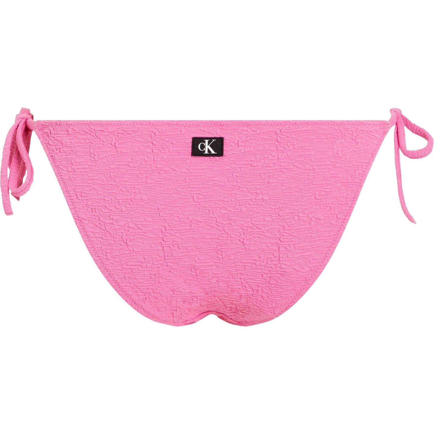 Calvin Klein Textured Tie Bikini Bottom