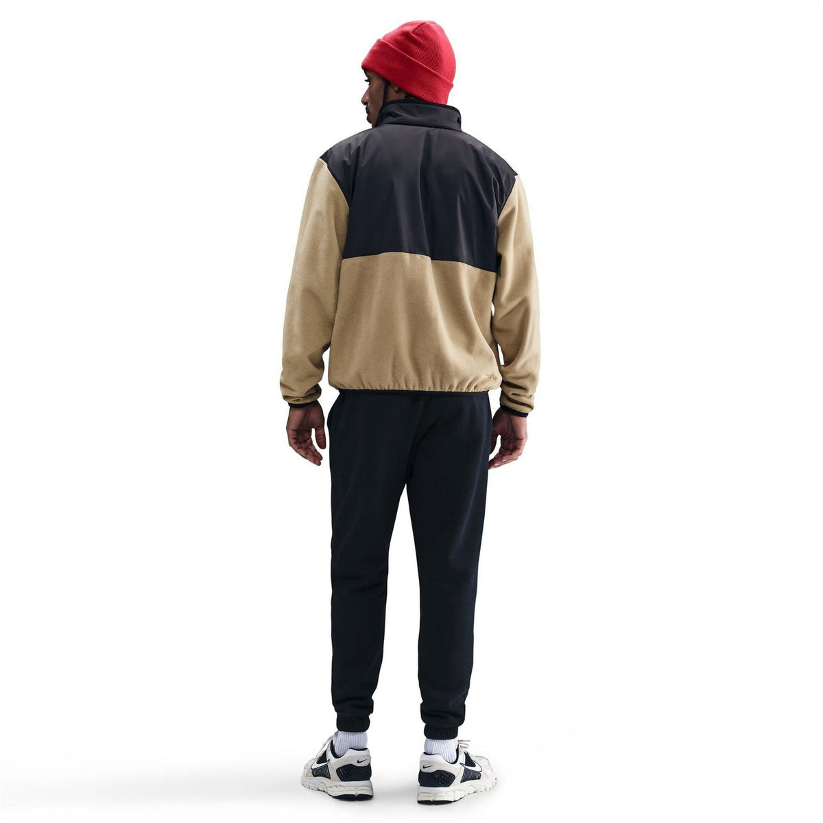 Nike Solid Patterned Full Zipper Sweat Jacket with Zipped Pocket