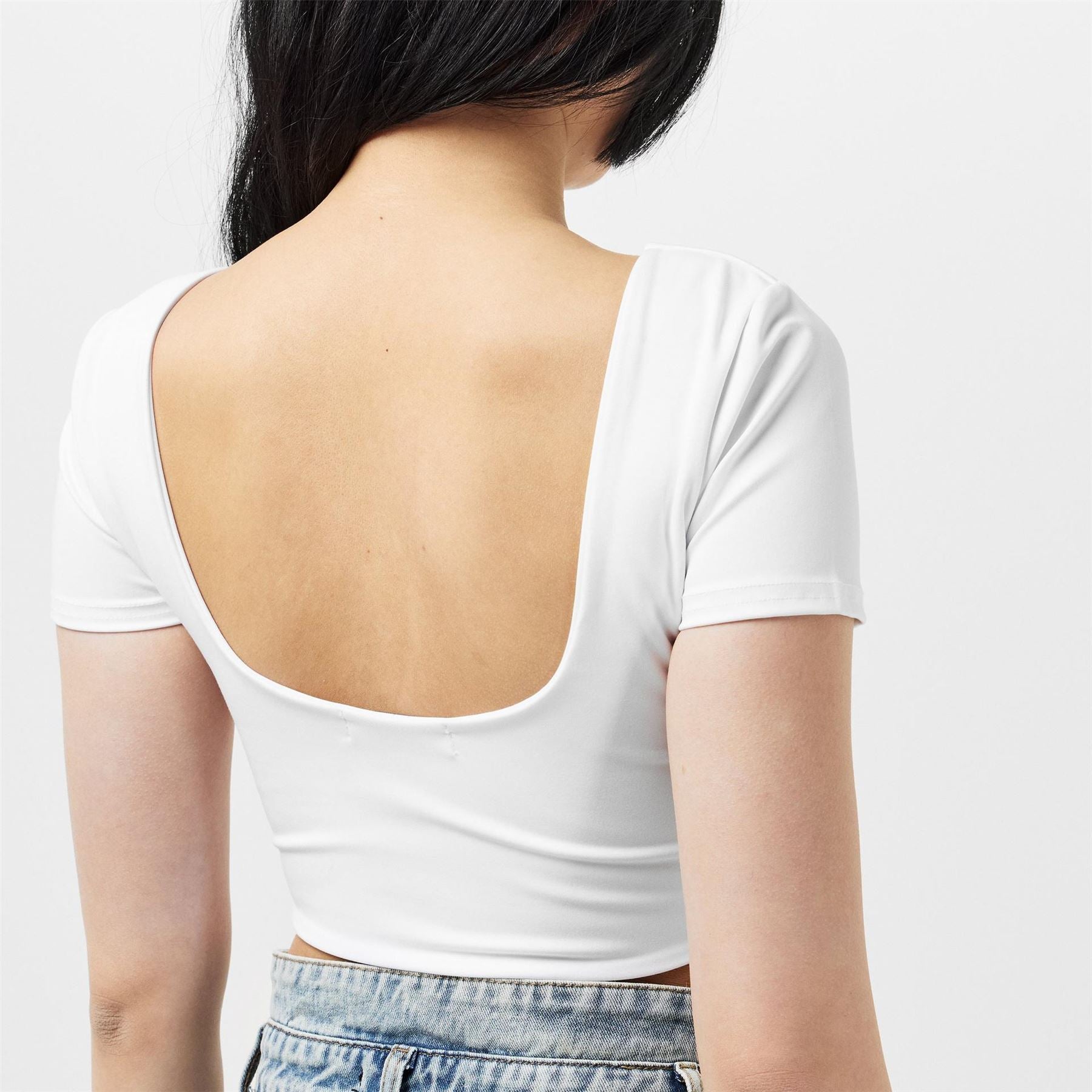 Missy Empire Womens Premium Sculpt Backless Crop Top