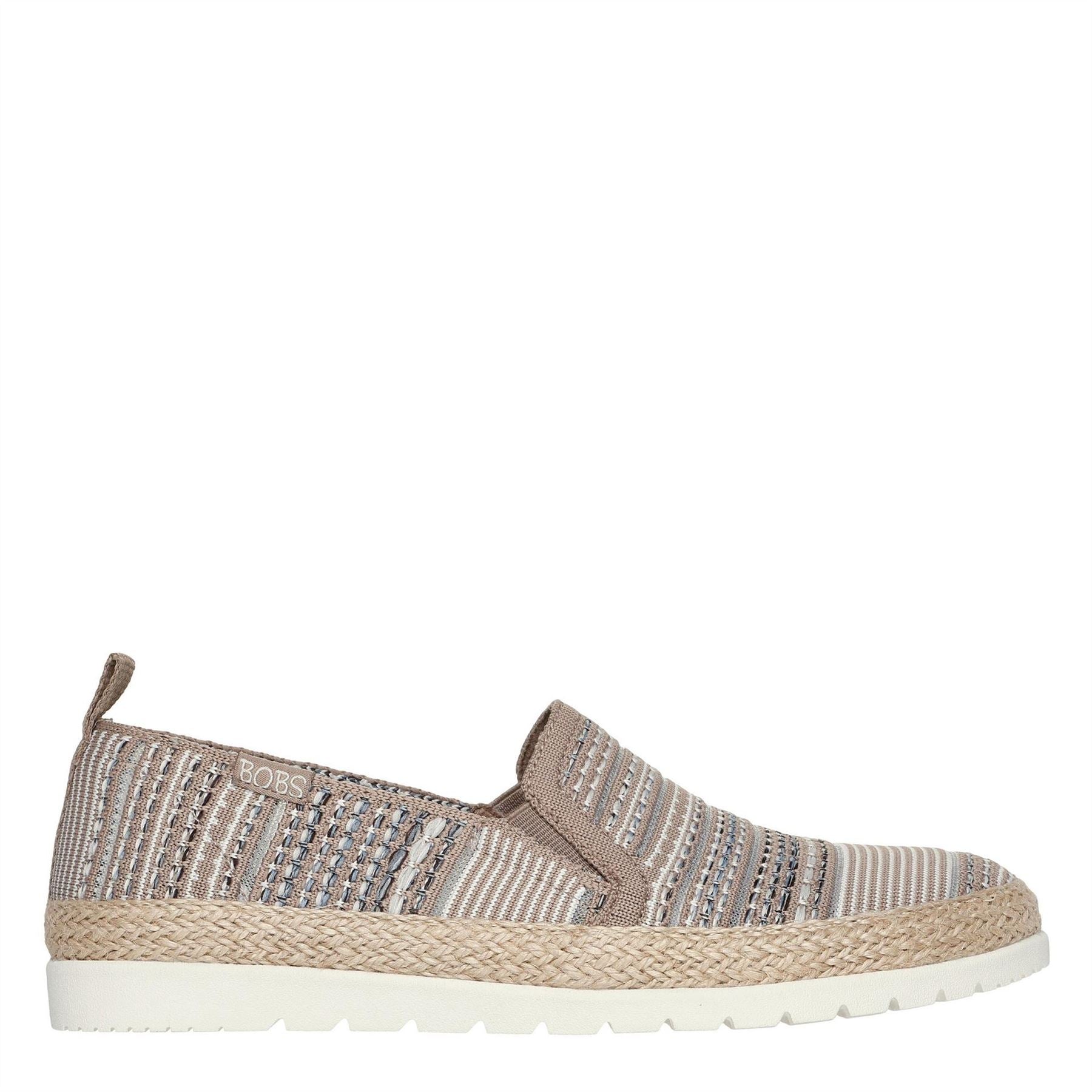 Skechers Engineered Woven Twin Gore Slip On Espadrilles