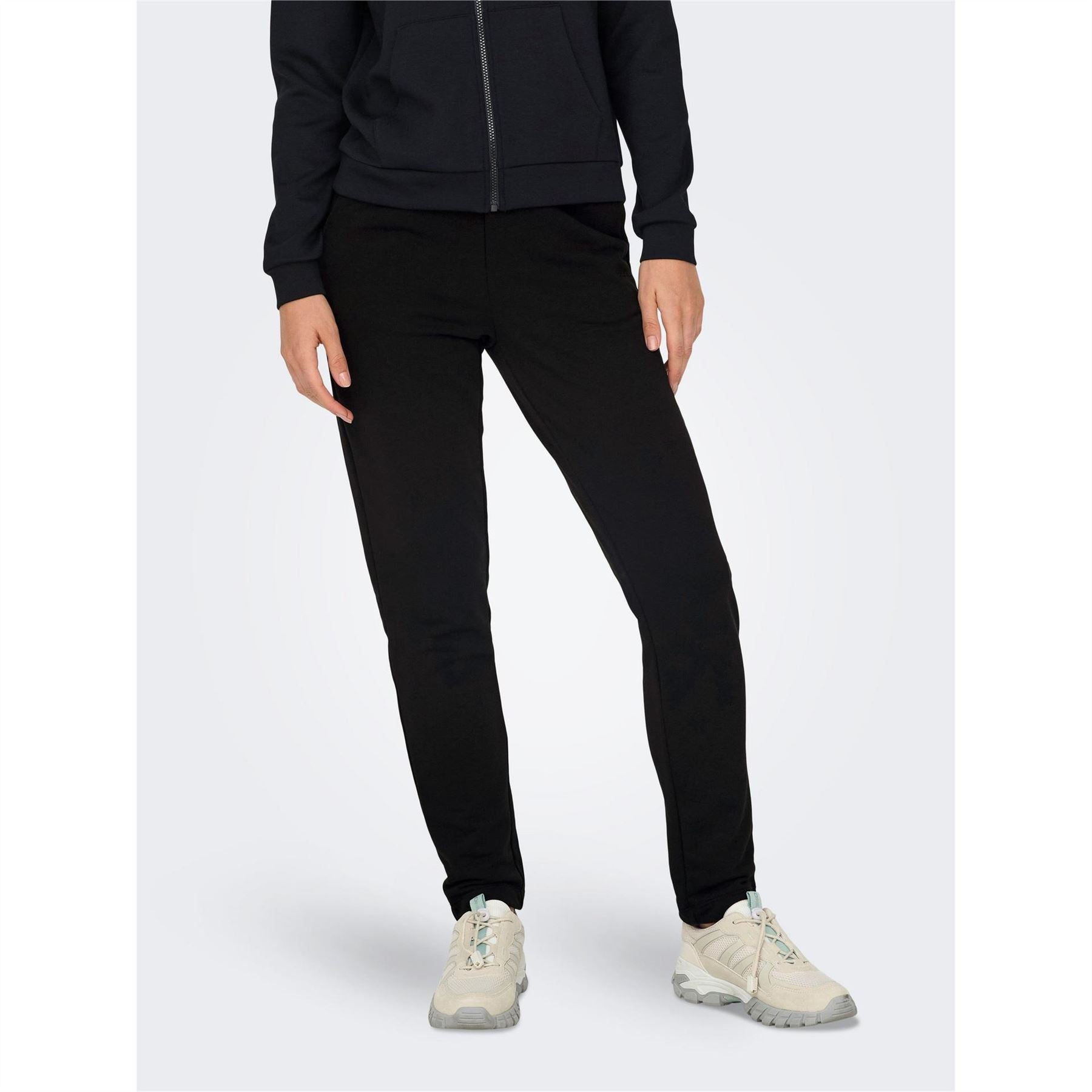 Only Play Mid Waist Open Hem Fleece Joggers