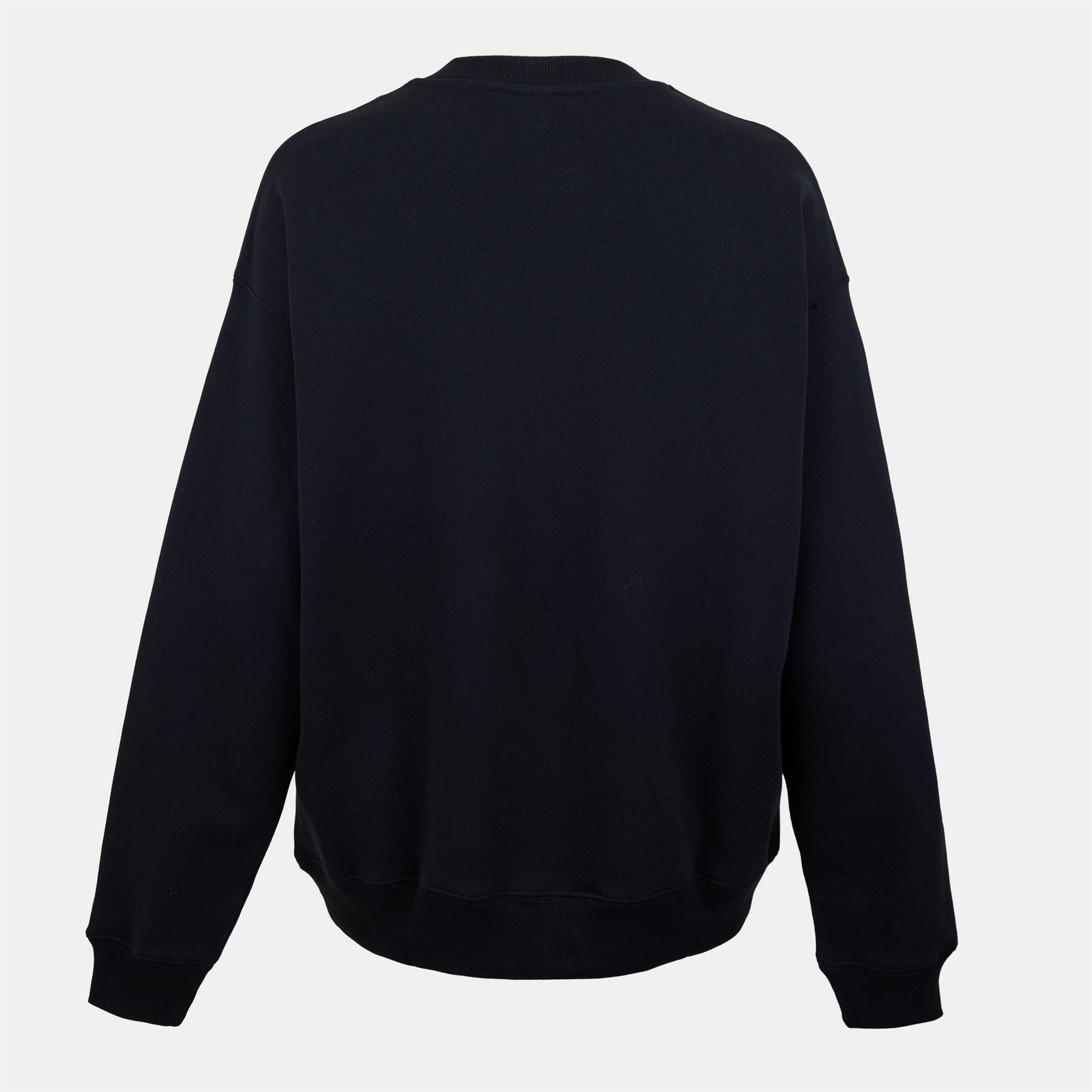 Off White Skate Crew Neck Long Sleeve Drop Shoulder Sweatshirt
