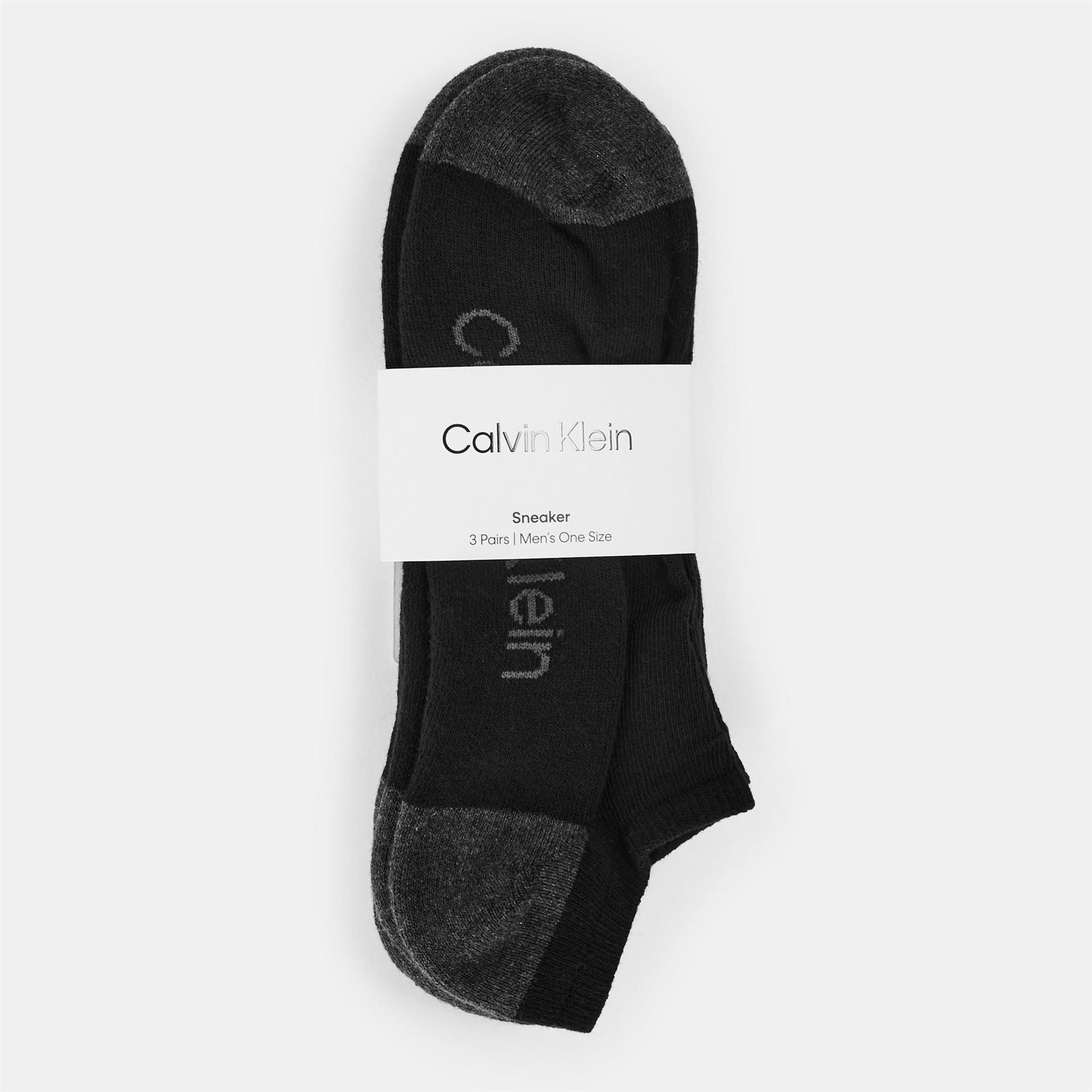 Calvin Klein Mens Trainer Socks 3 Pack