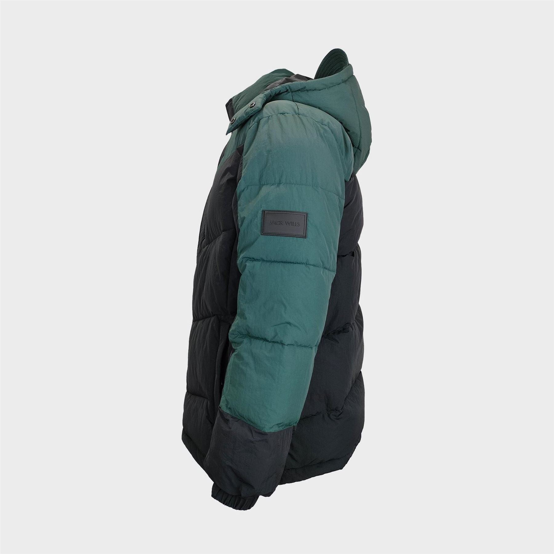 Jack Wills Coast Water and Wind Resistant Hooded Short Puffer Jacket