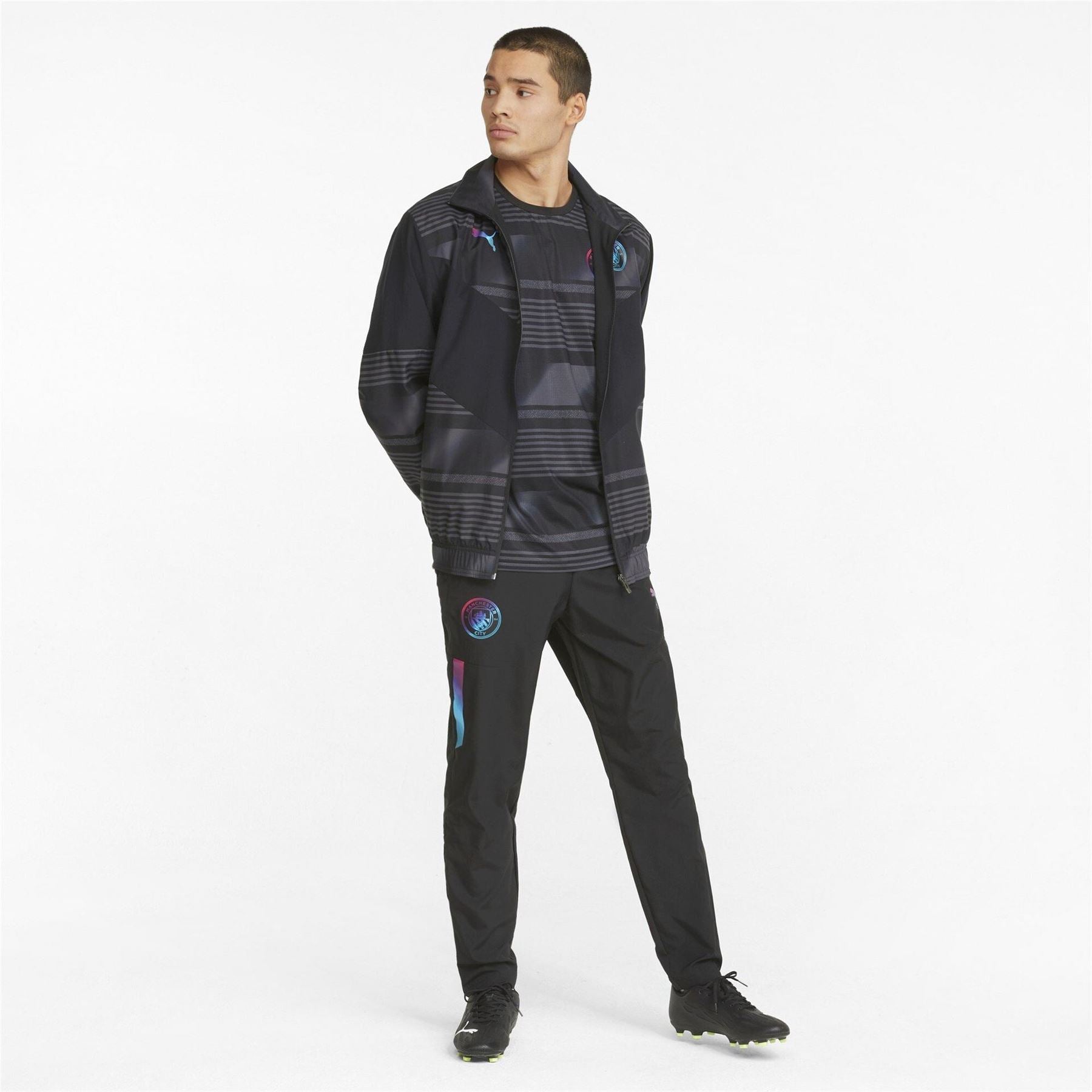 Puma Manchester City Licensed Rain Anorak Jacket