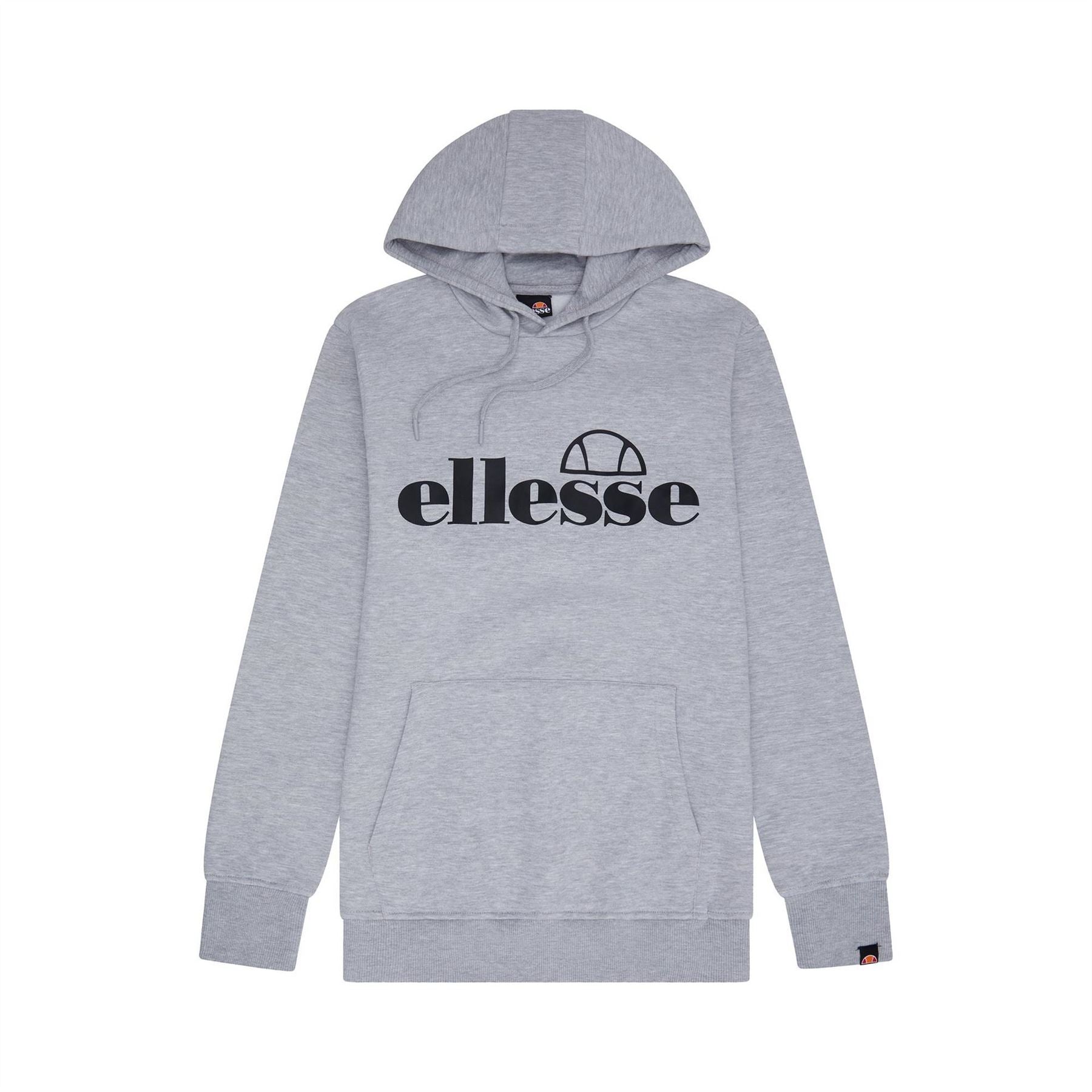Ellesse Lacoste Lettering Hooded Neck Long Sleeve Sweatshirt