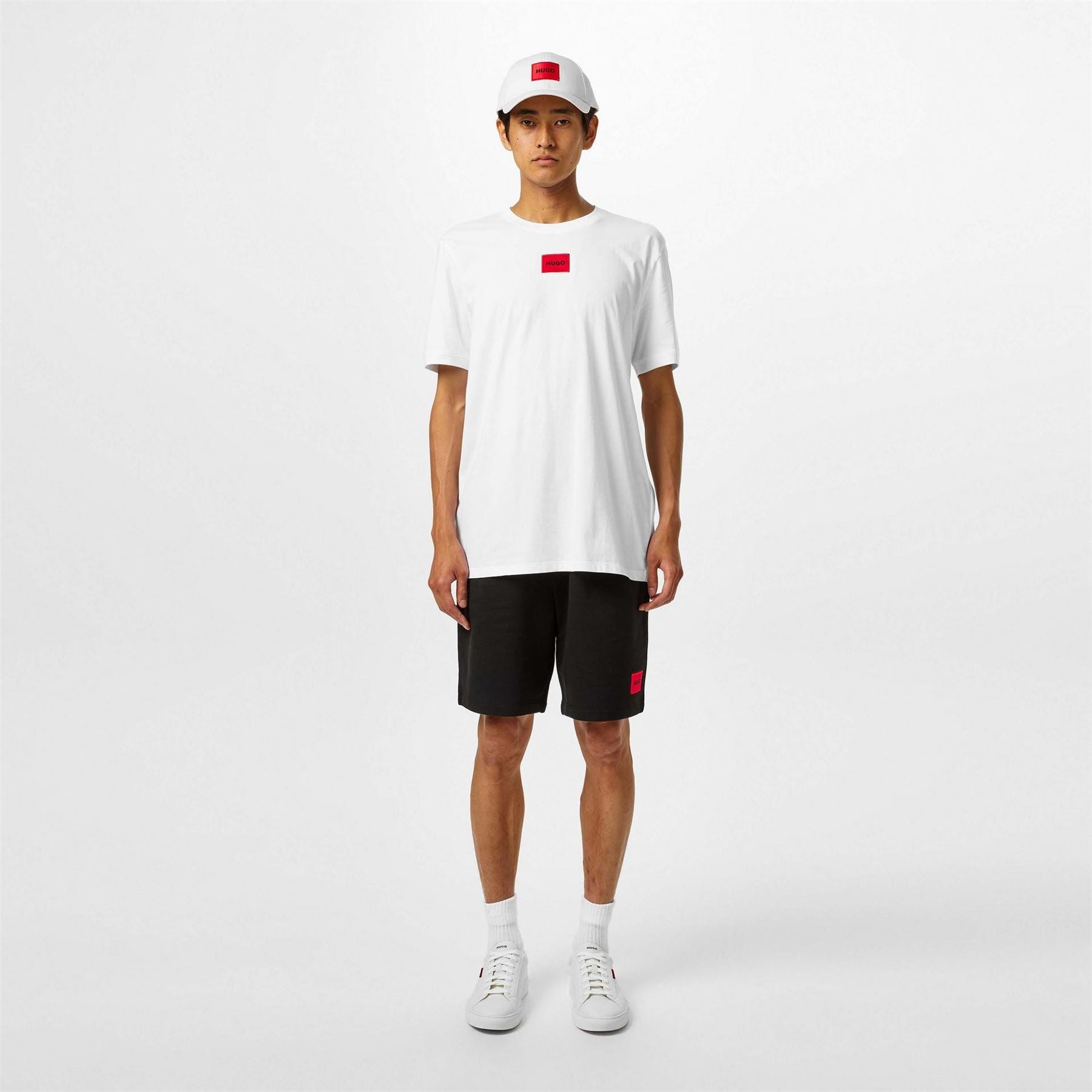 Hugo HUGO Diragolino Contemporary T Shirt with Logo Detail