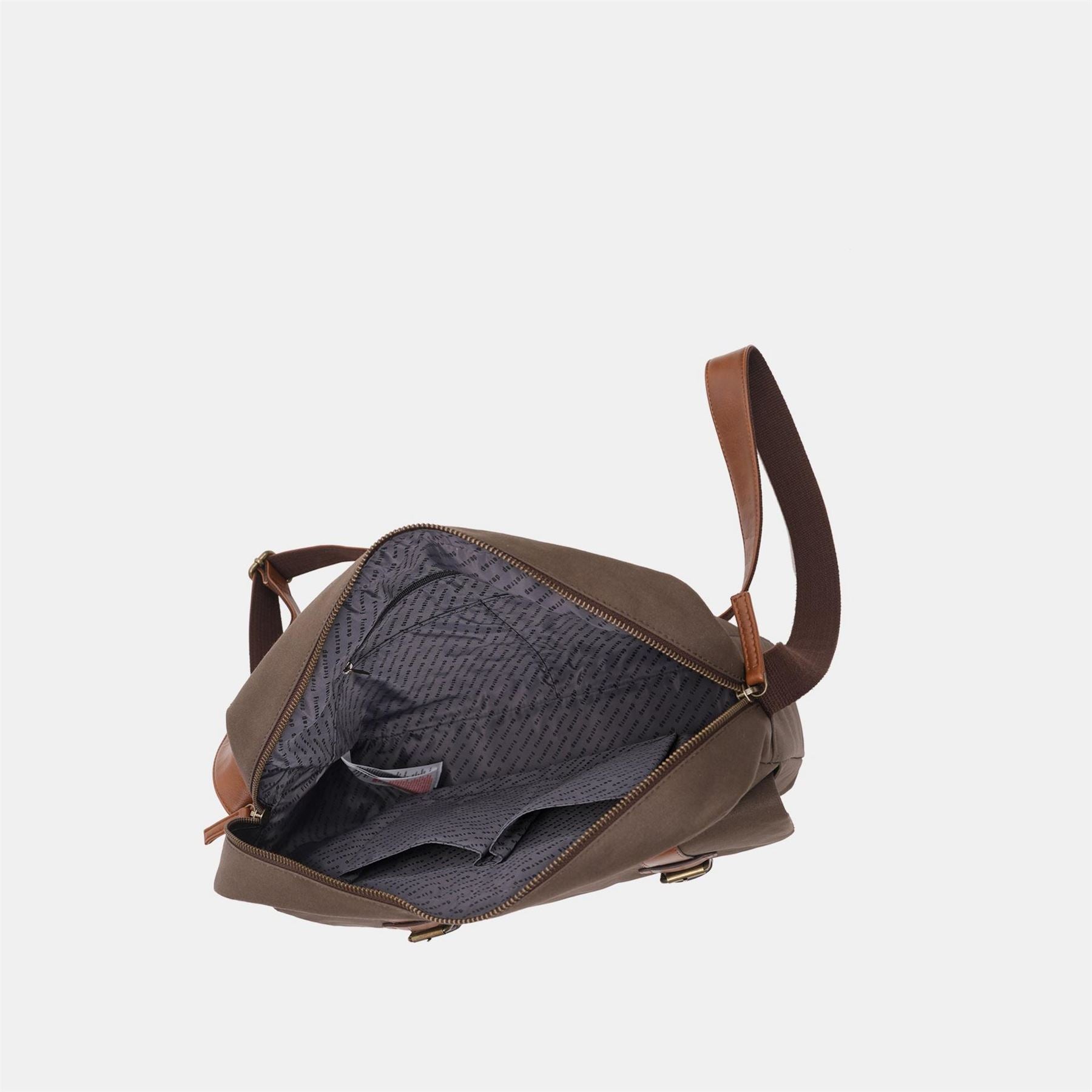 Firetrap Waxed Canvas Messenger Bag