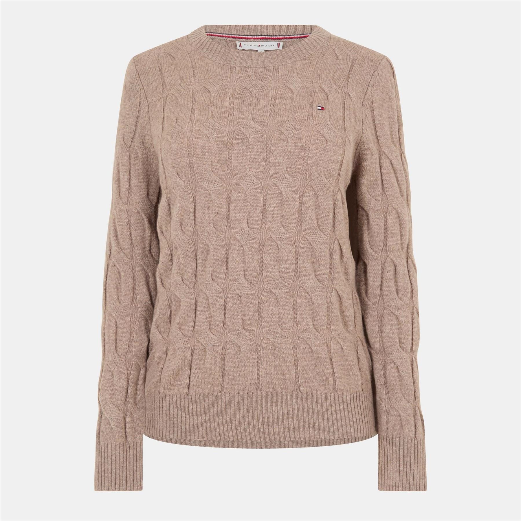 Tommy Hilfiger Cable Crew Neck Long Sleeve Sweater