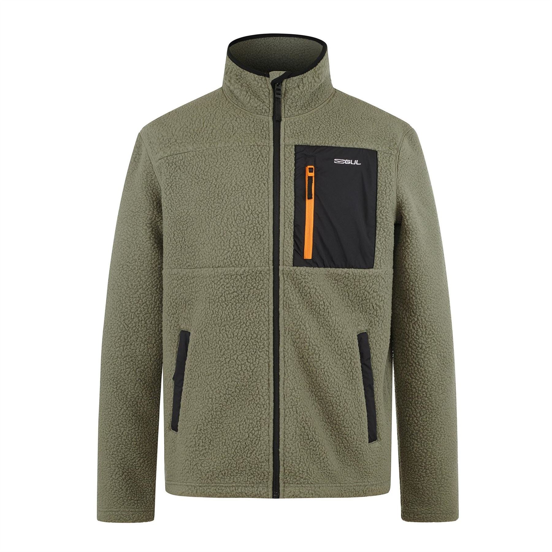 Gul Sherpa Long Sleeve Funnel Neck Zip Pocket Fleece