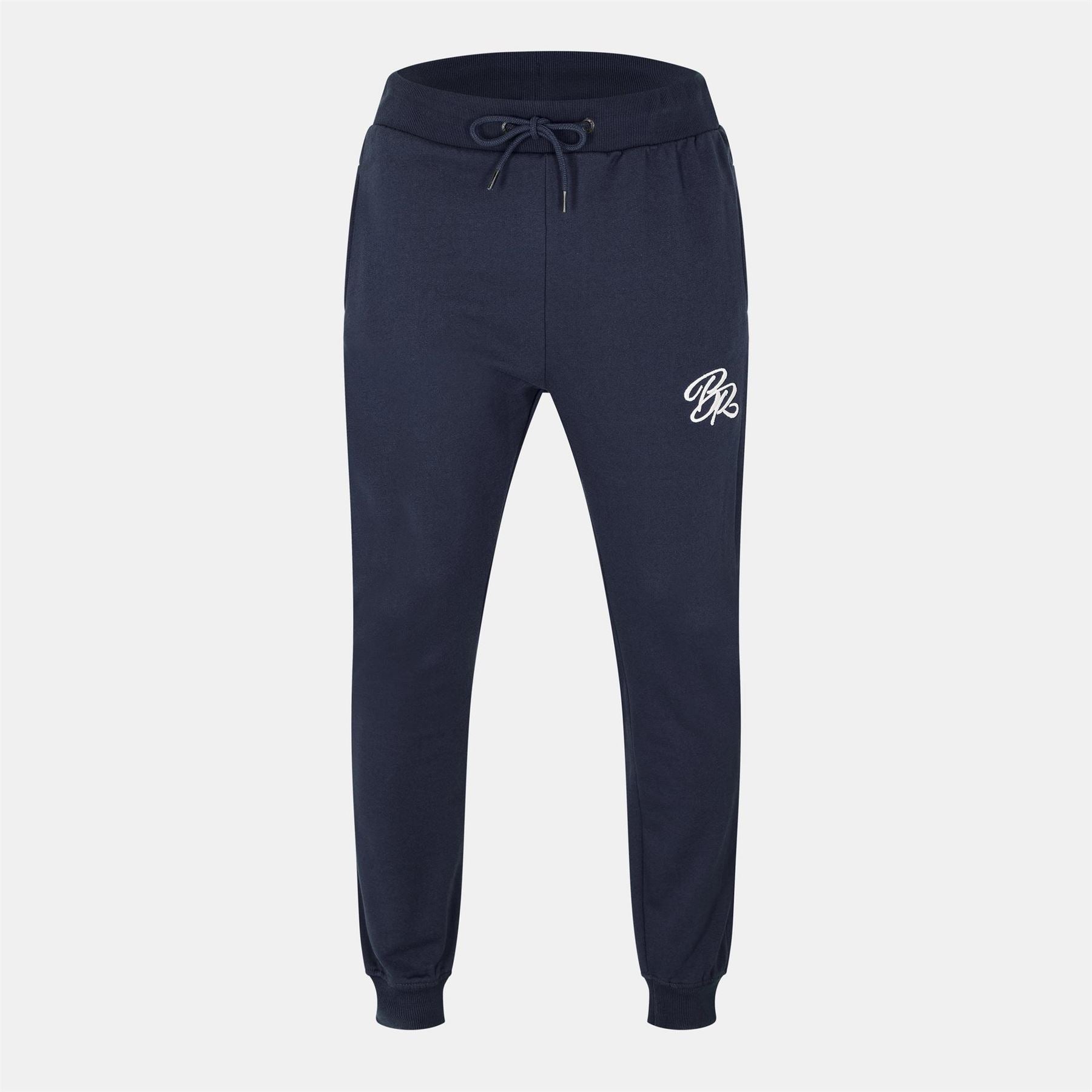 Born Rich Fontine Lettering Solid Patterned Slim Joggers