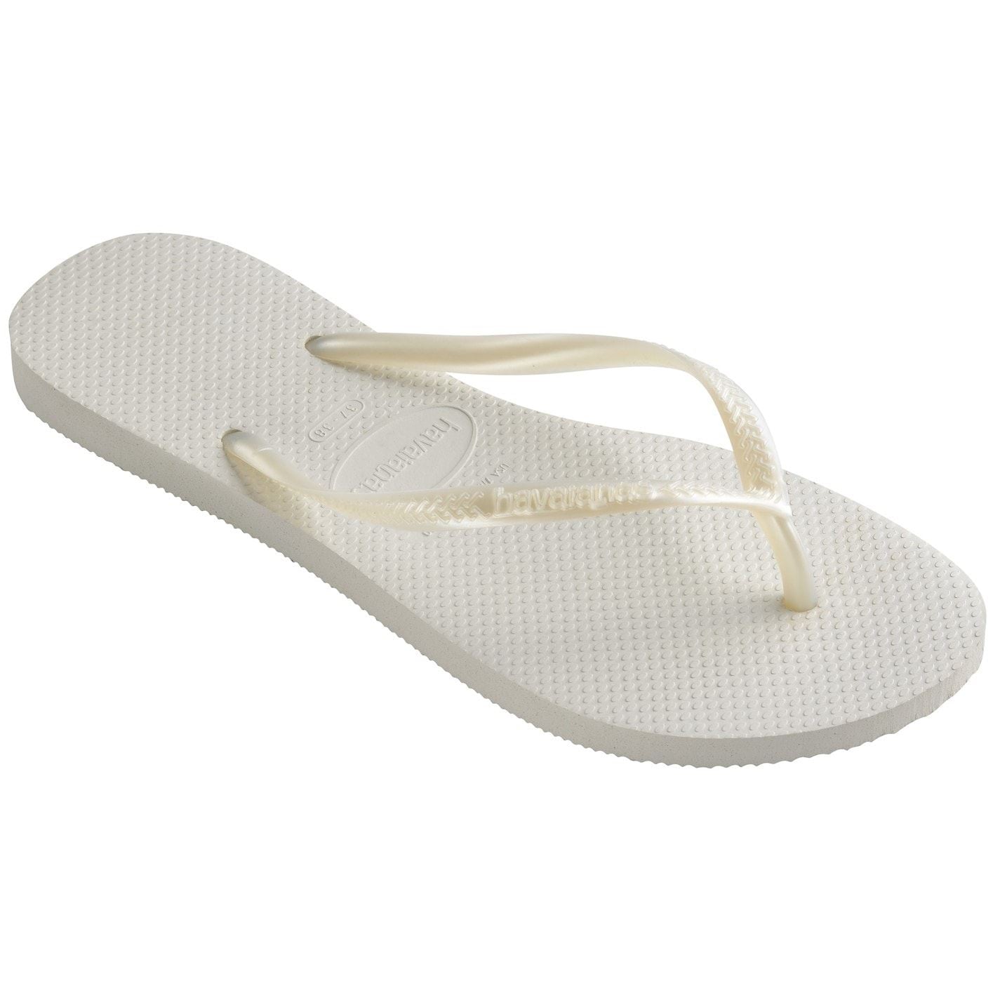 Havaianas Slim Textured Flat Heel Flip Flops