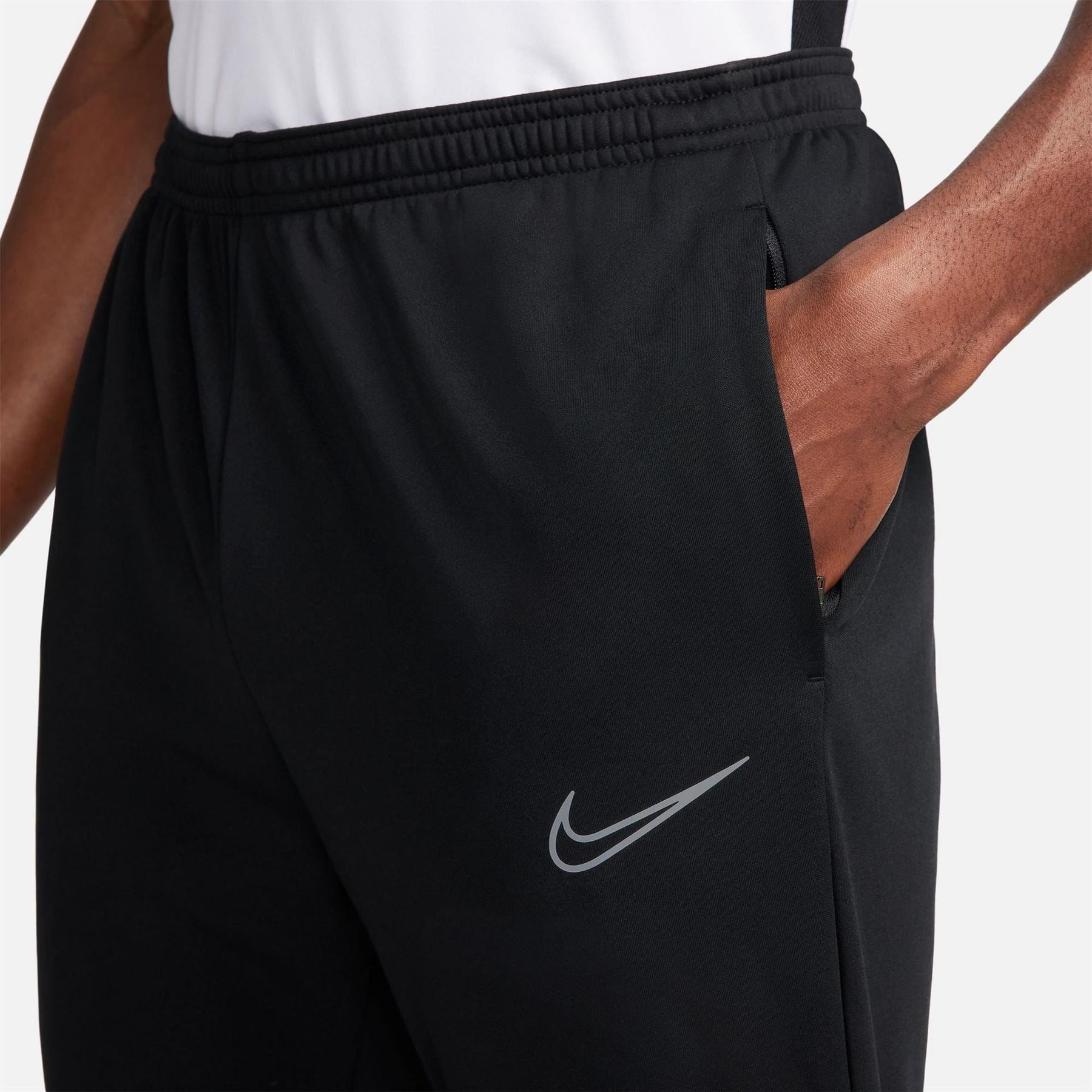 Nike Acad Solid Patterned Slim Track Pants