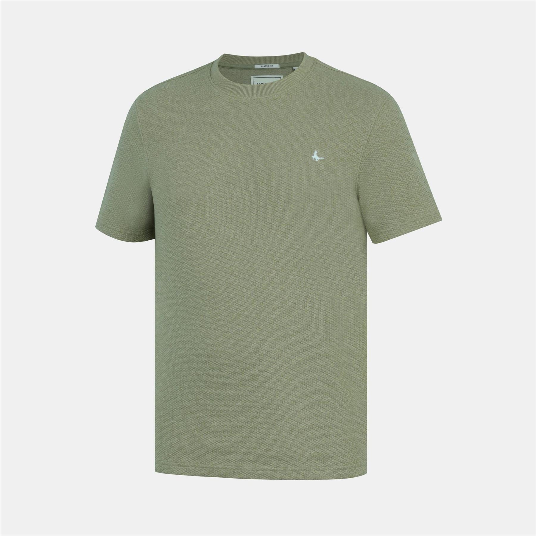 Jack Wills Jw Bubble Texture Cotton Short Sleeve Crew Neck Oversized T-Shirt
